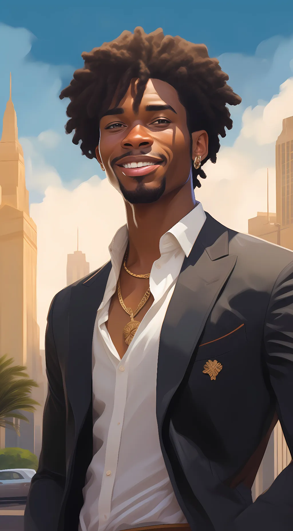 ai character: Ethan  background