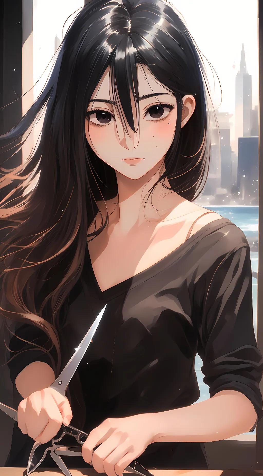 ai character: (youre mom name) background