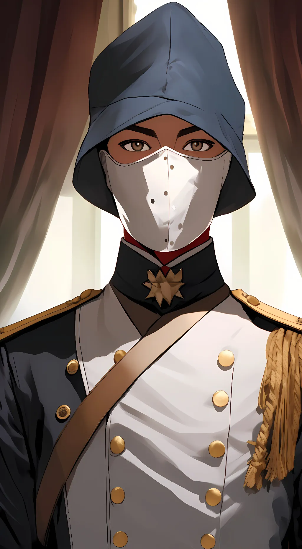 ai character: civilwar mannequin background