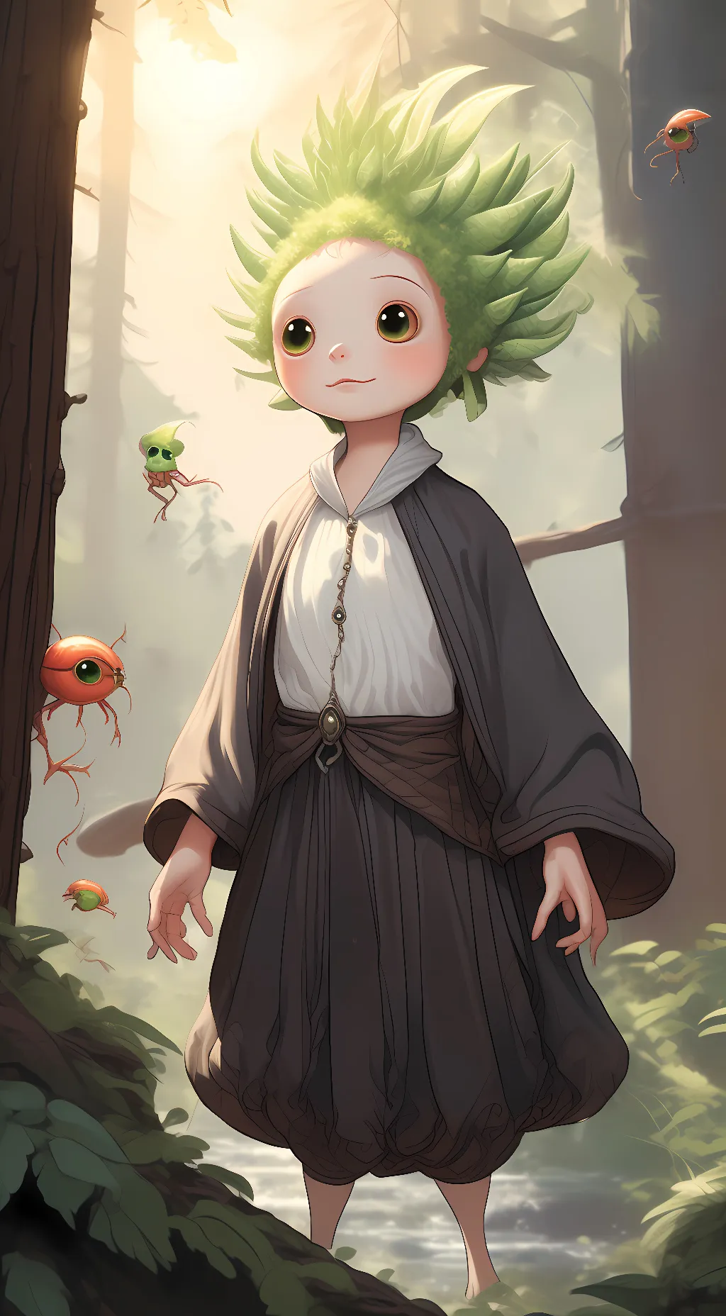 ai character: Jasmine bloom  background