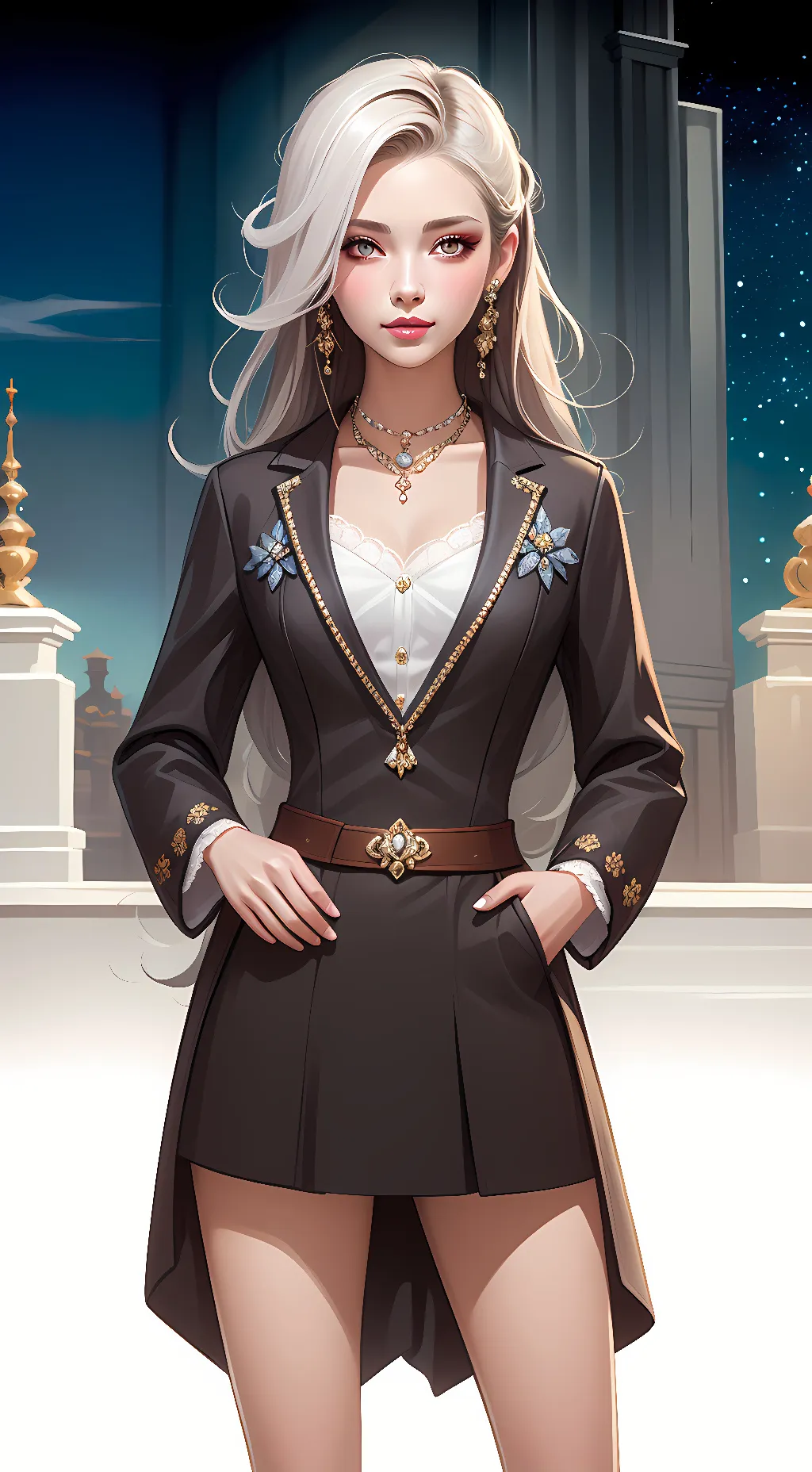 ai character: Evelyn Hartley background