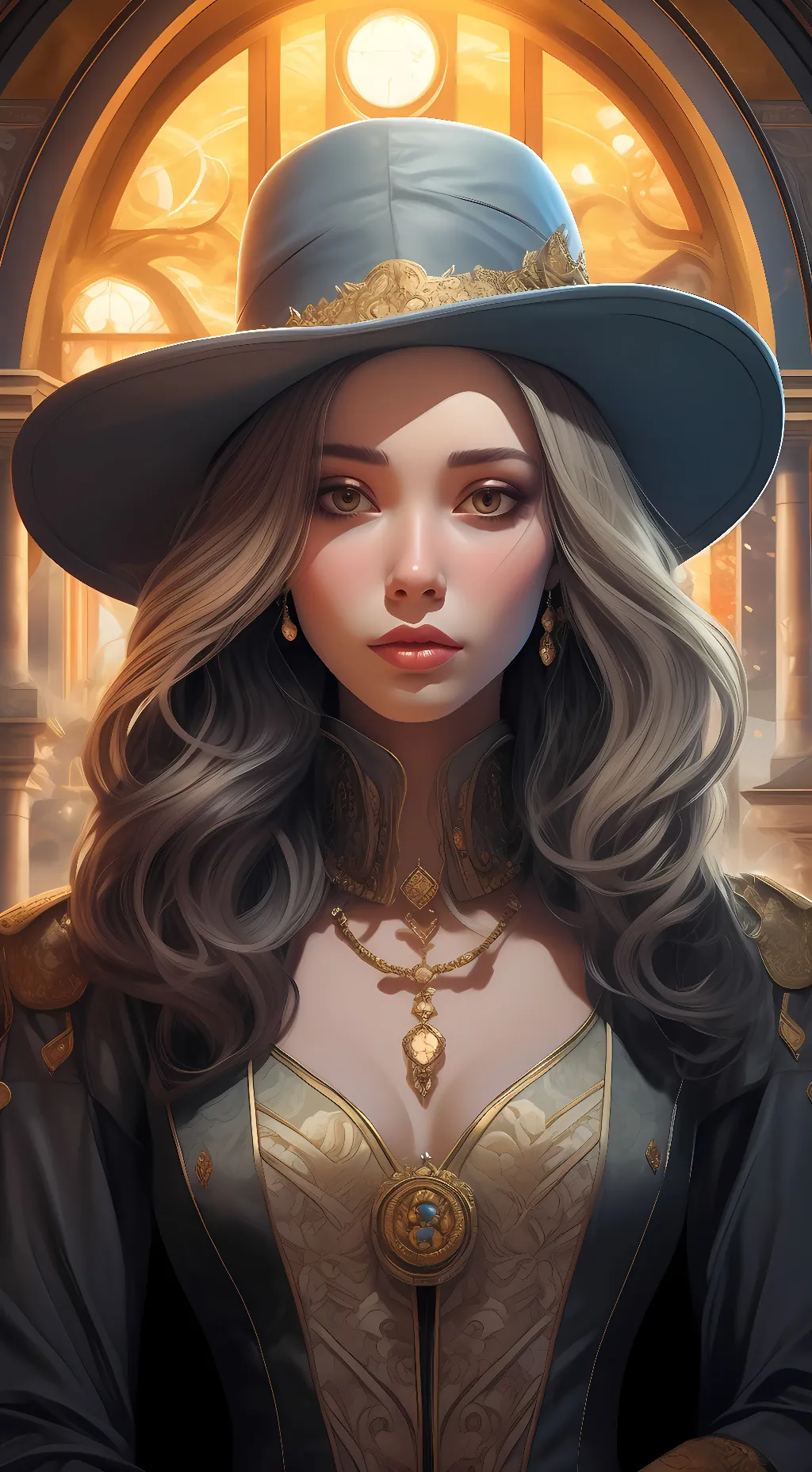 ai character: Martina Samtanatra background