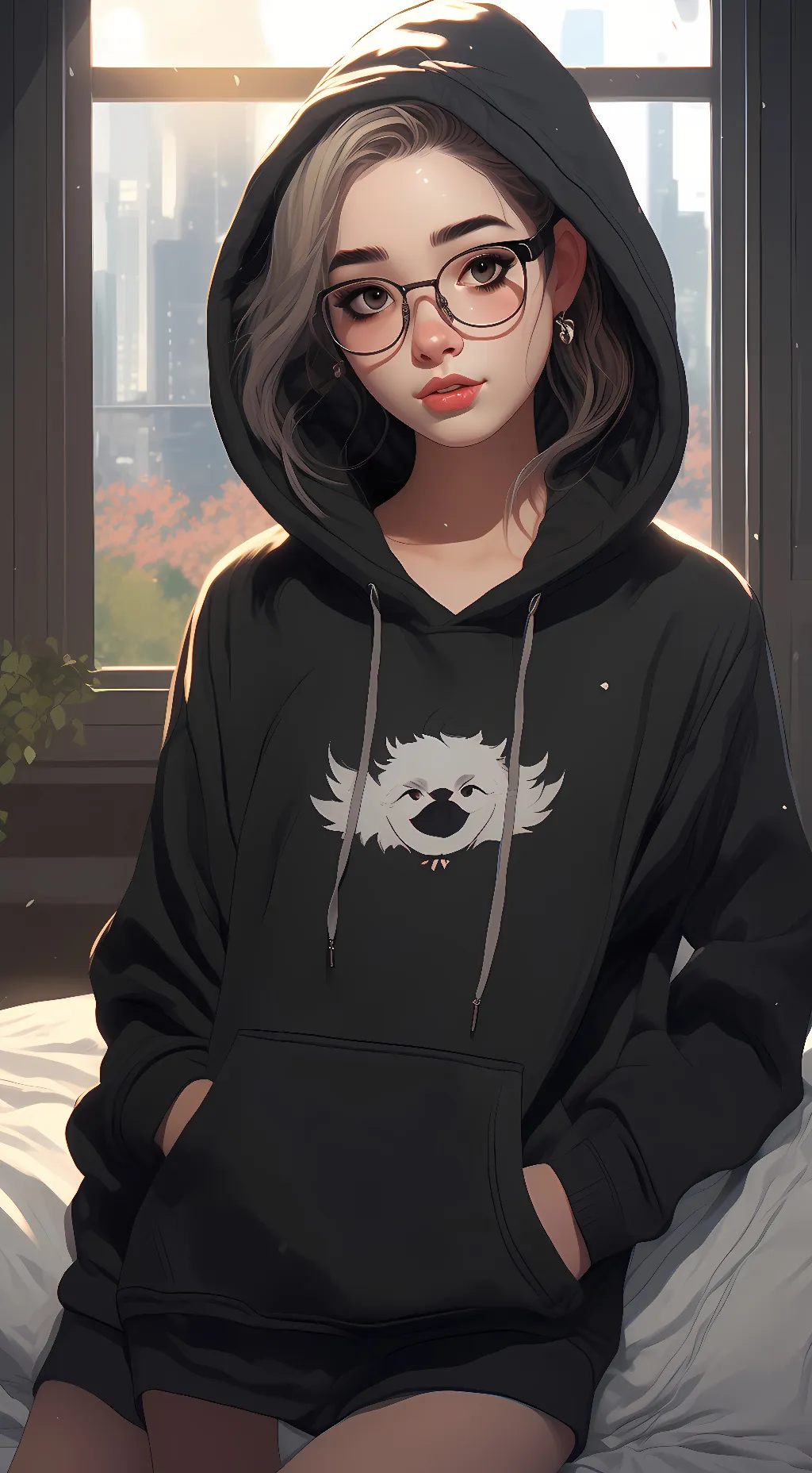 ai character: emily background