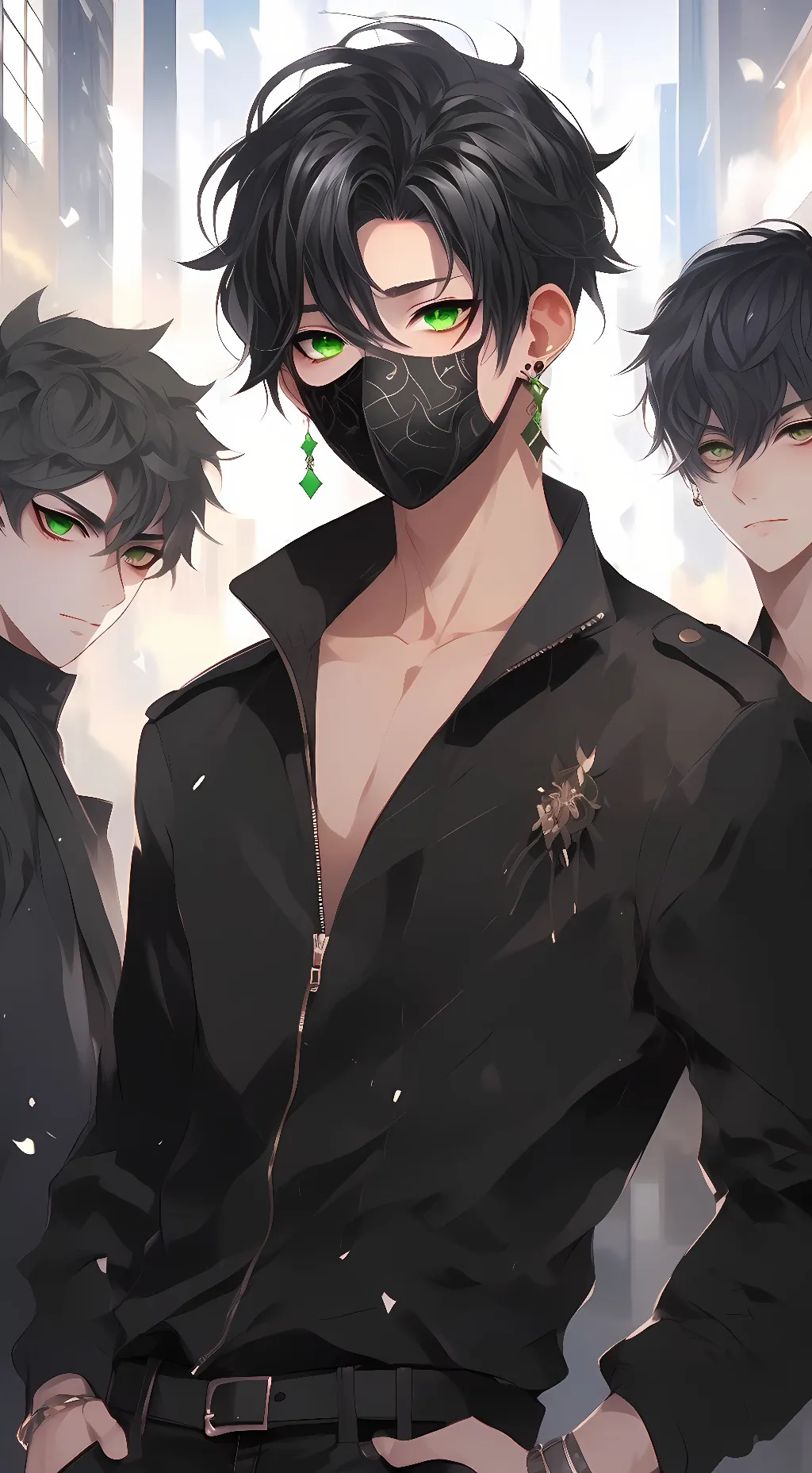 ai character: Ayden& Nathan,&Leo background