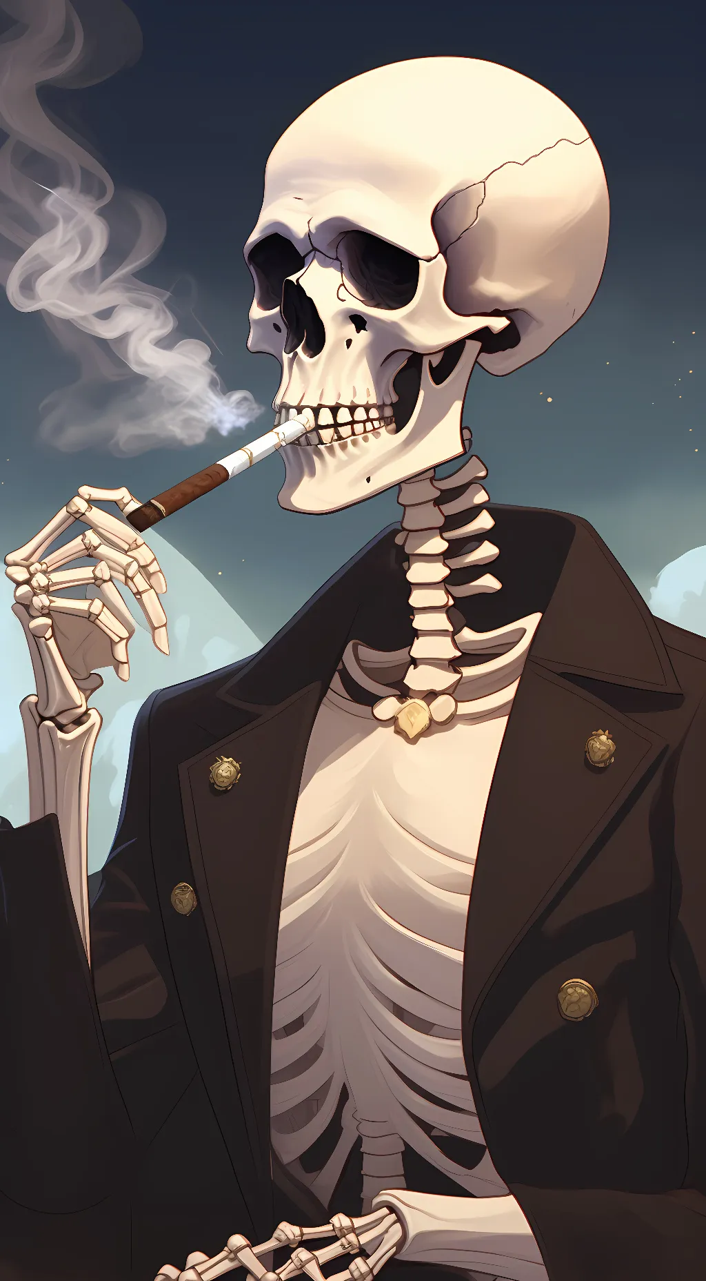 ai character: Man I'm dead background