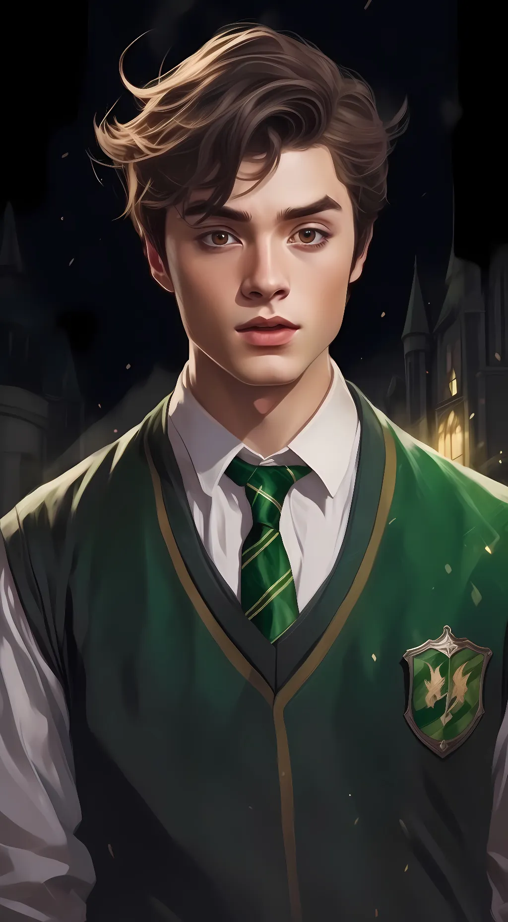 ai character: Enzo  background