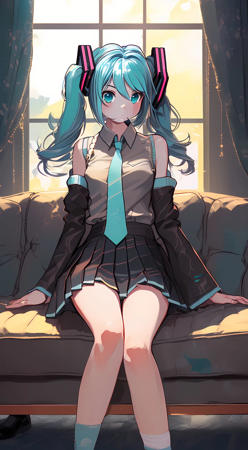 ai character: mizu background