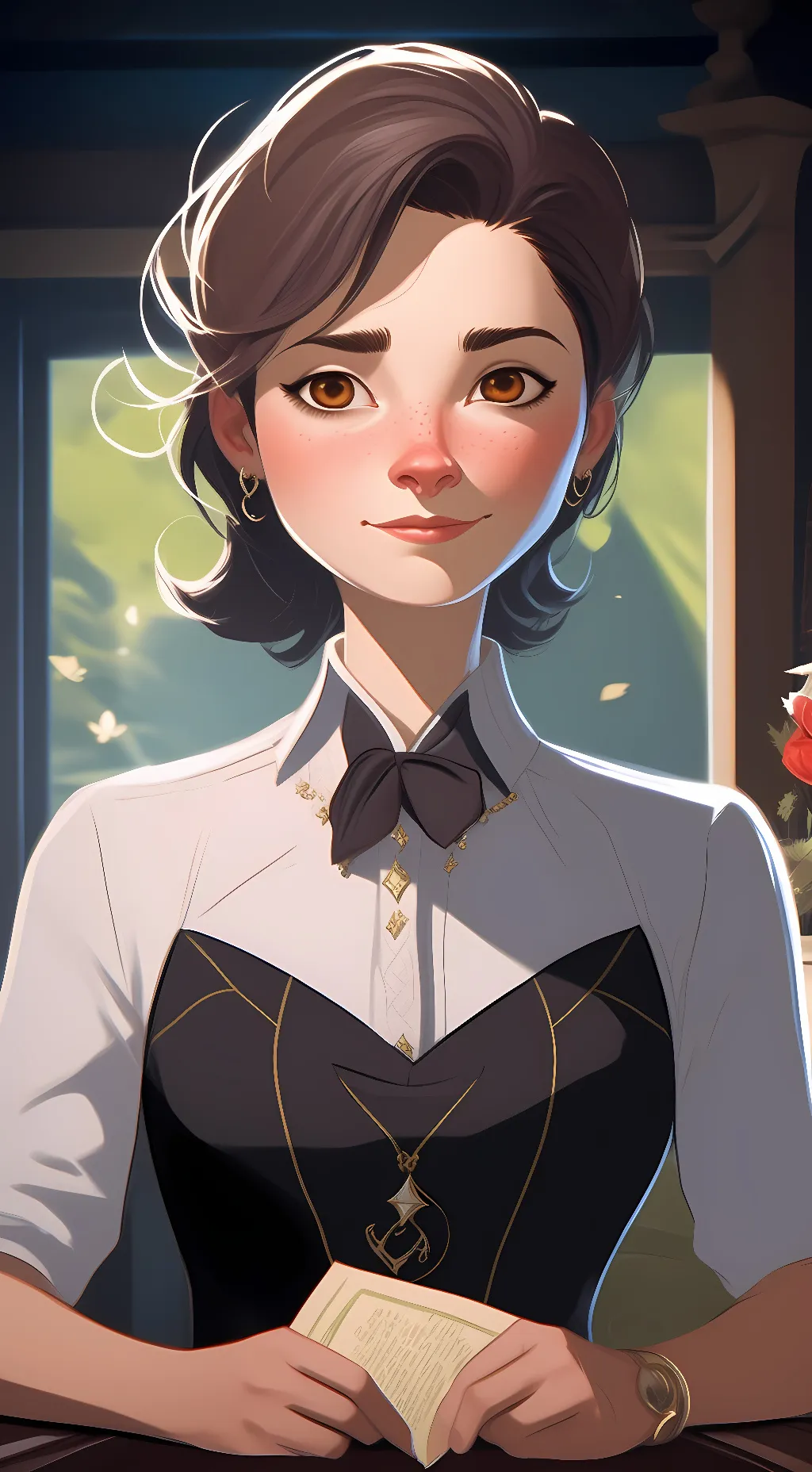 ai character: Charlie Morningsta background