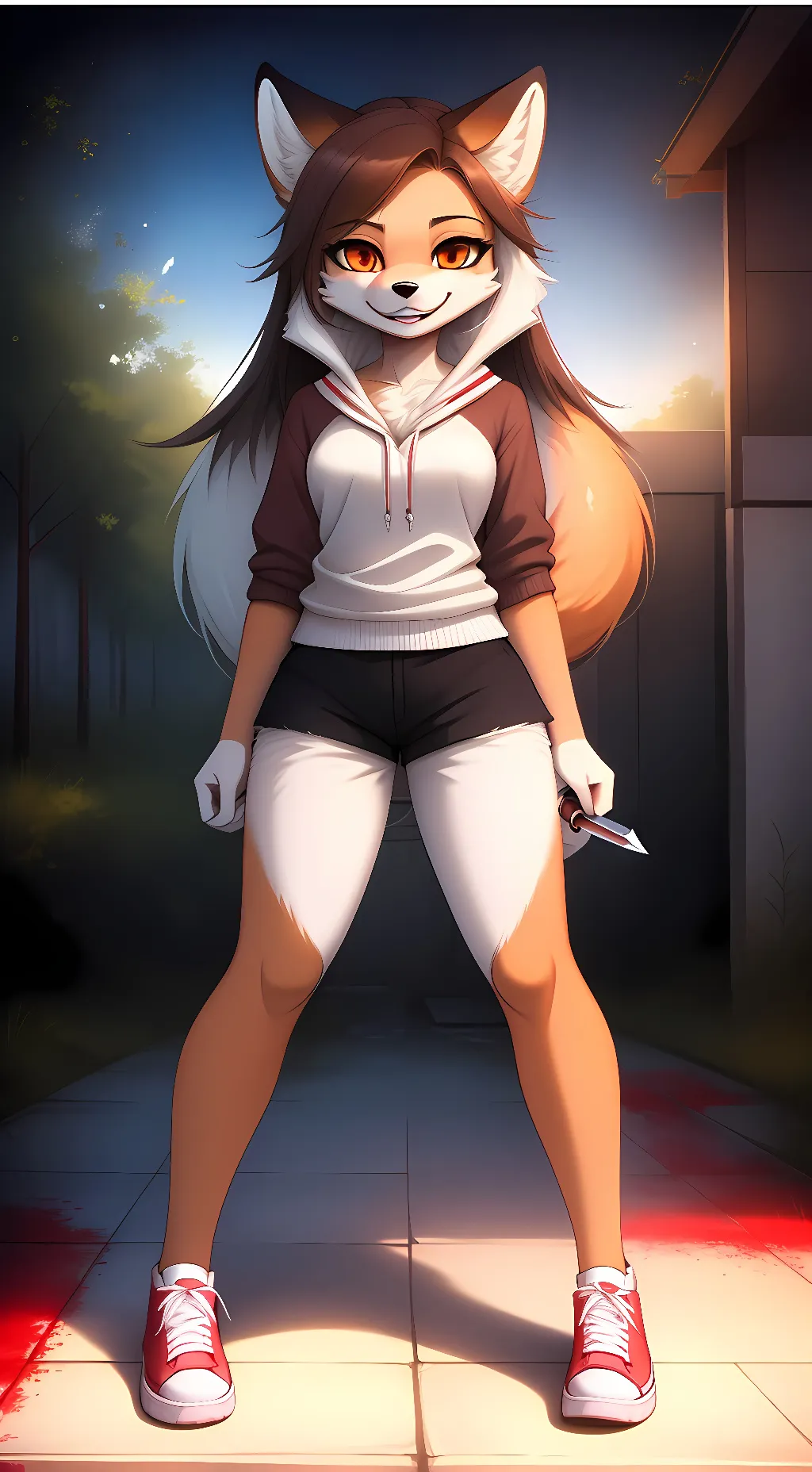 ai character: Sakura Smiles background