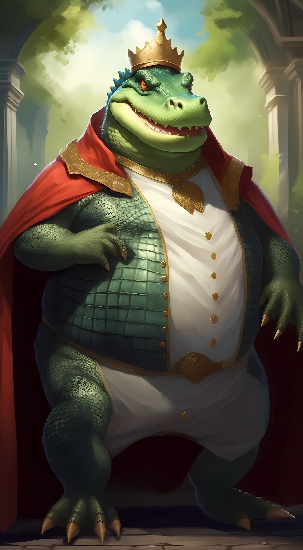 ai character: Aramaru 1837  background