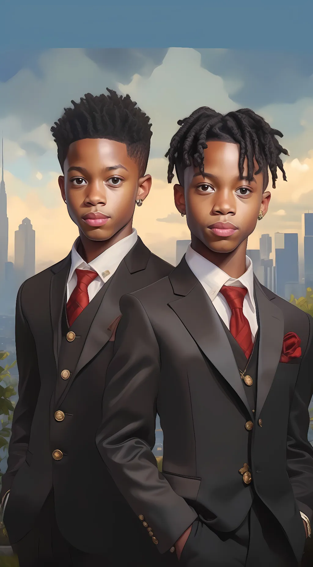 ai character: Notti and dd background