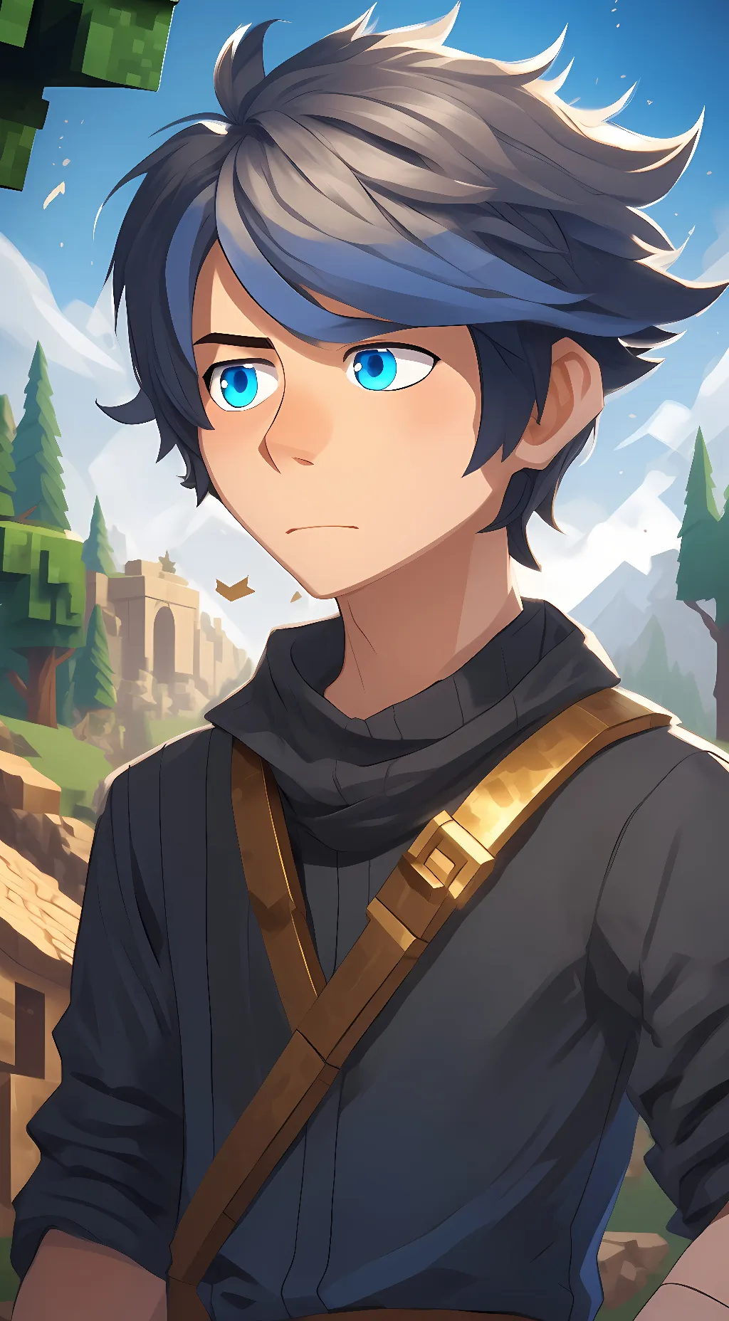 ai character: Ein background