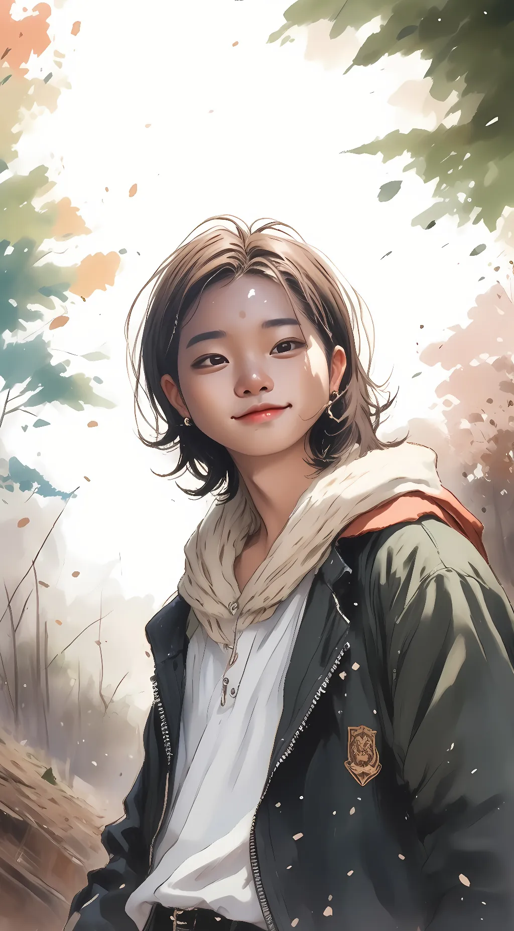 ai character: Ava  background