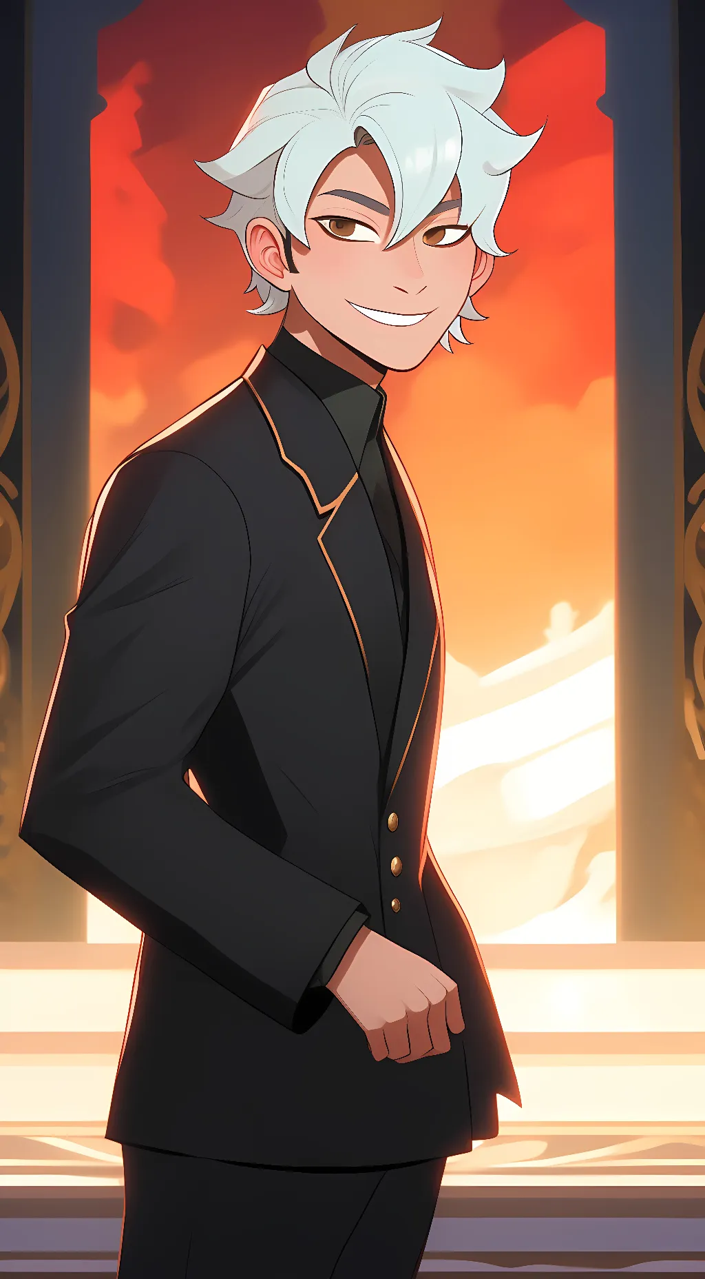 ai character: Max background