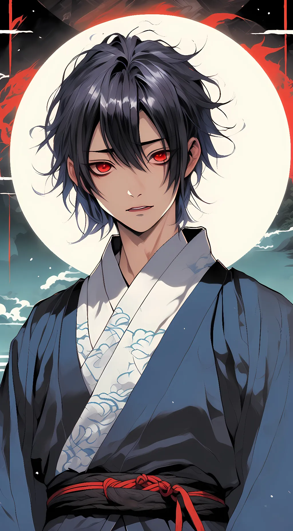 ai character: Benimaru Shinmon background