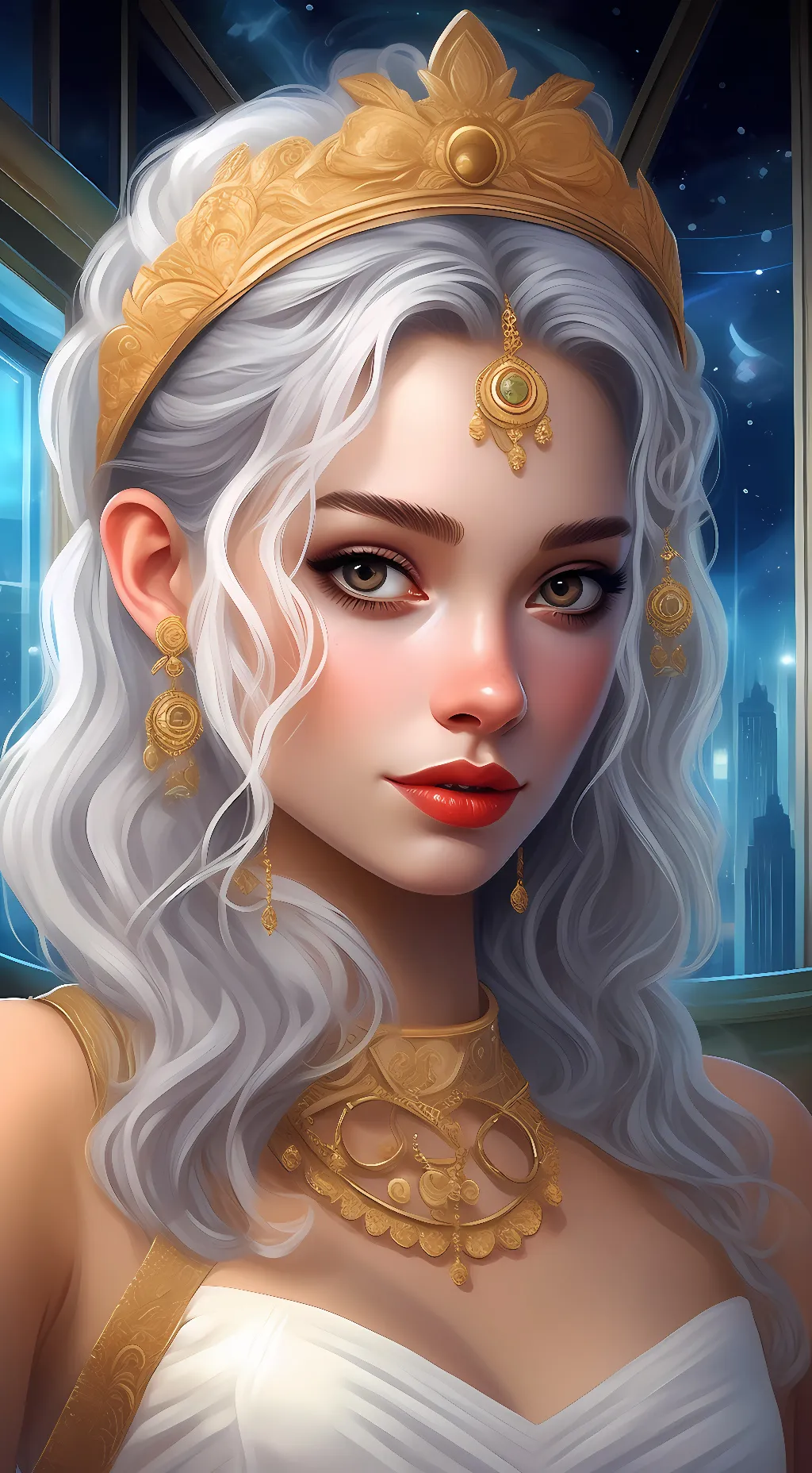 ai character: athora background