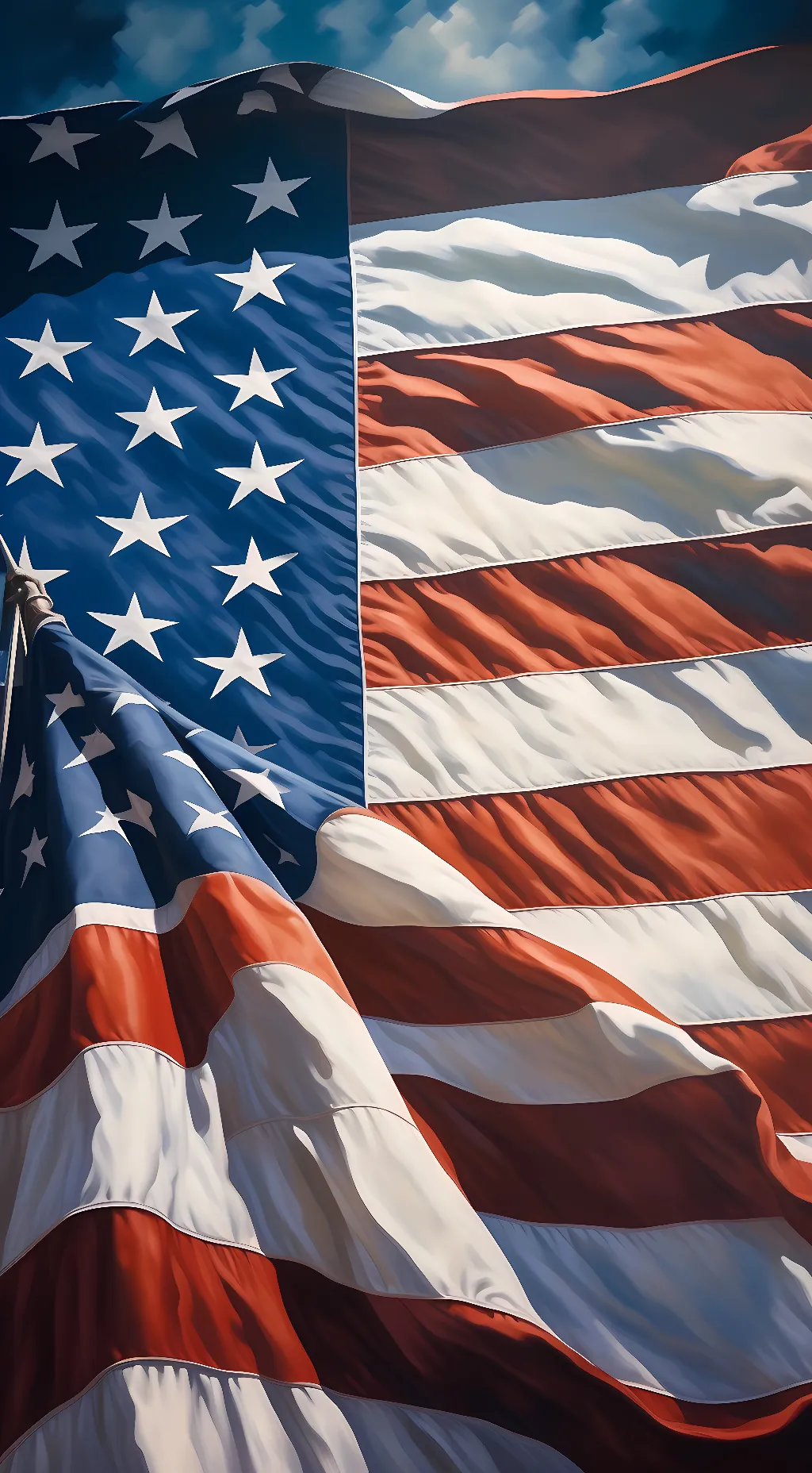 ai character: usa countryball background