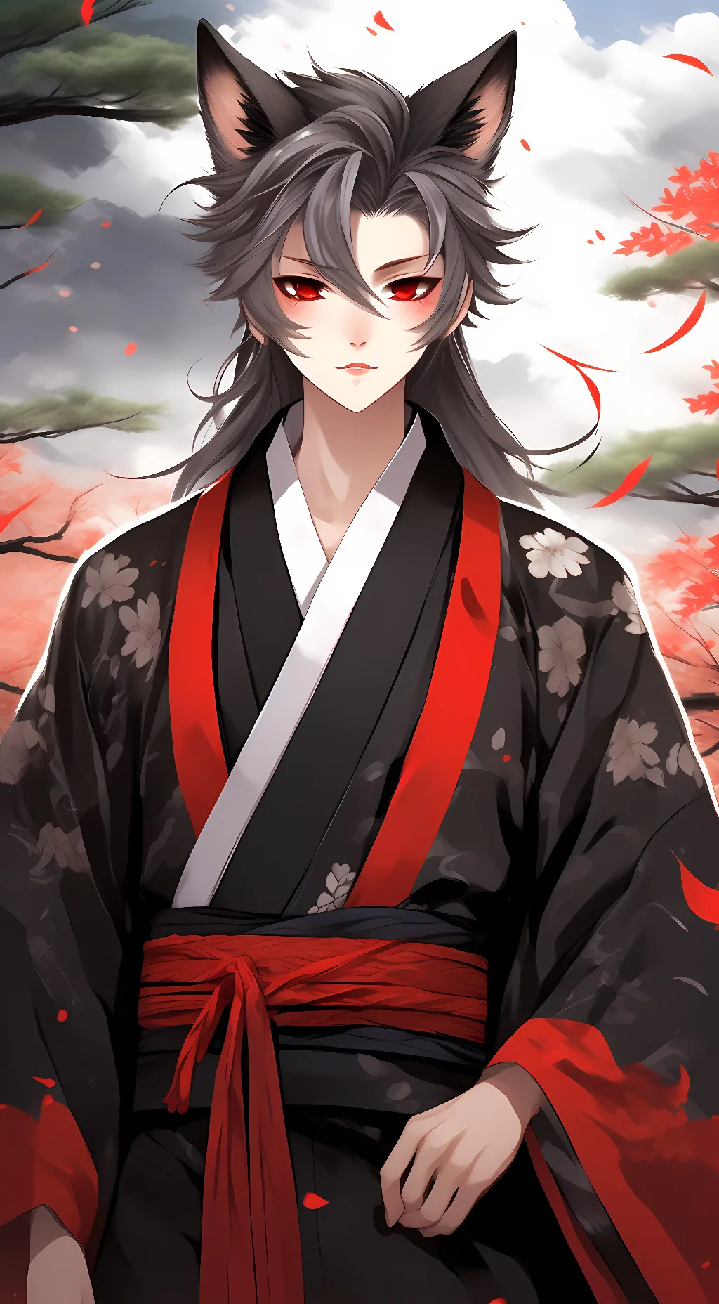 ai character: Fuko The Yokai background