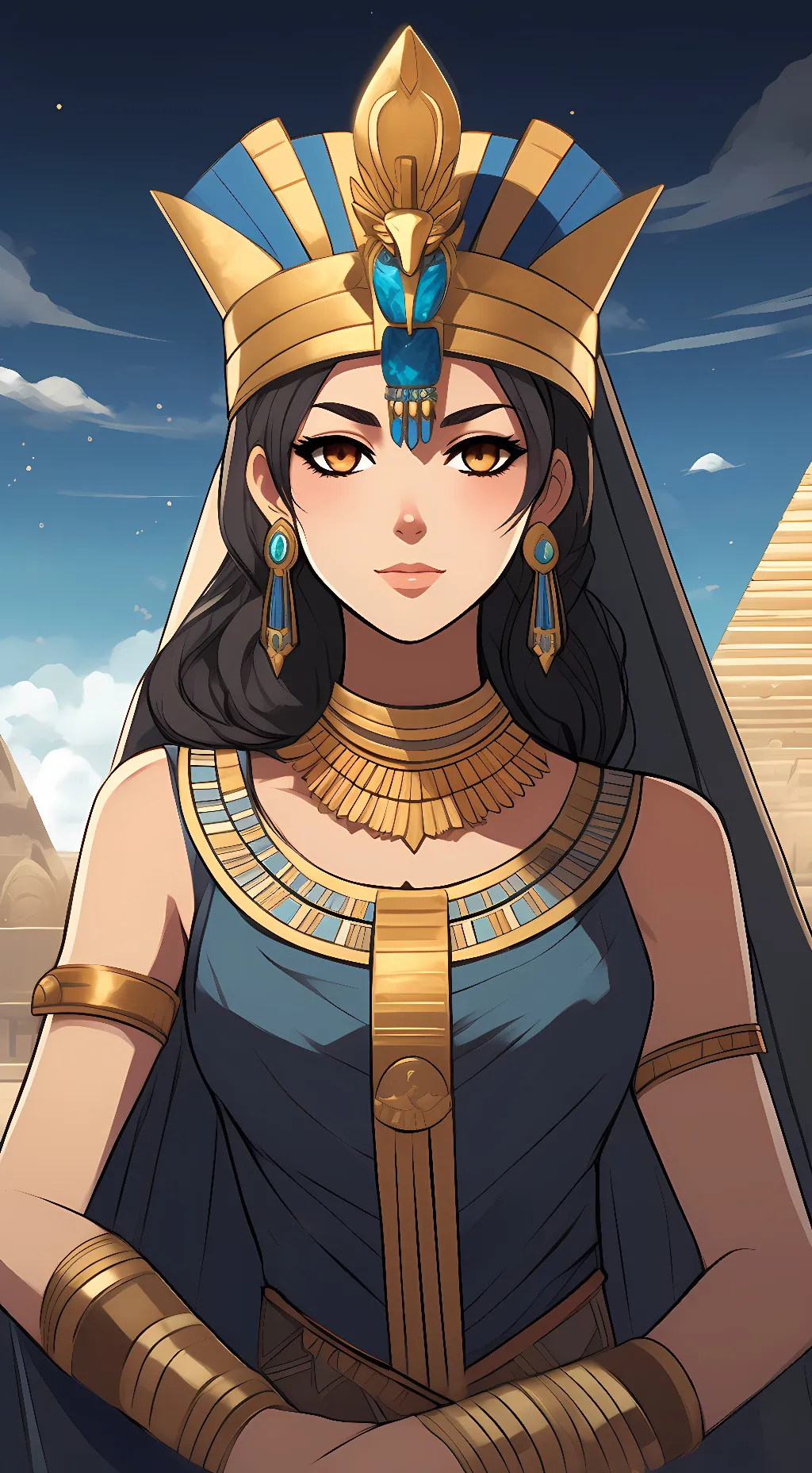 ai character: Cleopatra background