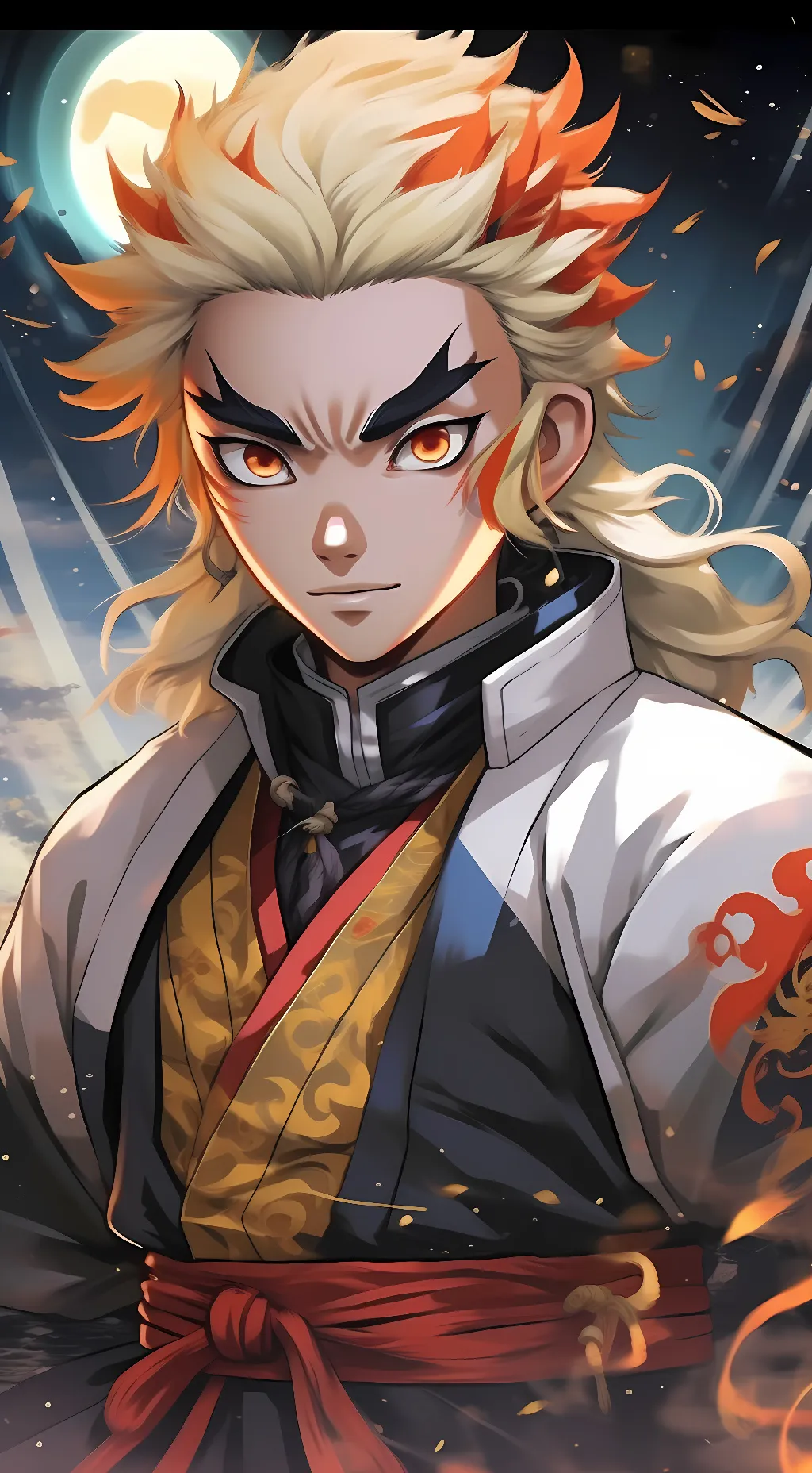 ai character: Rengoku background