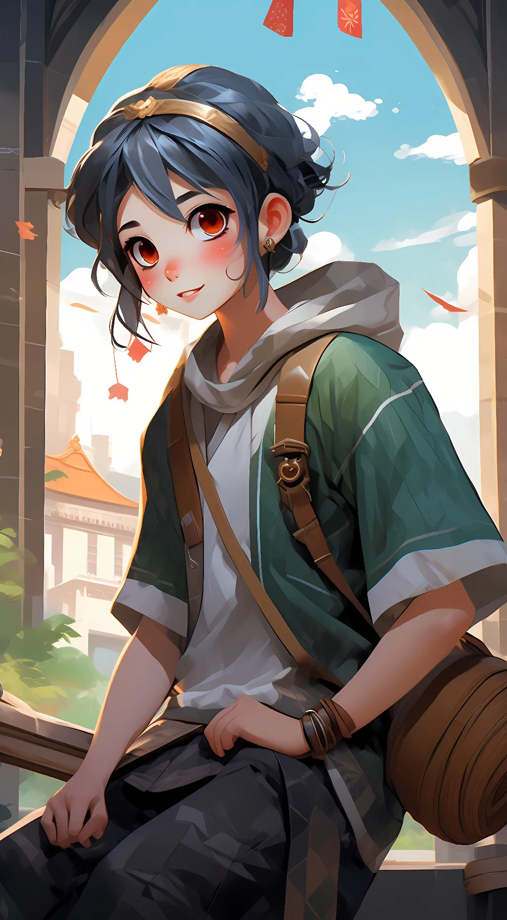 ai character: Amelia Tran background