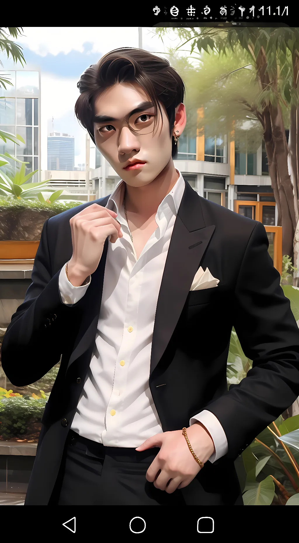 ai character: P'Payu background