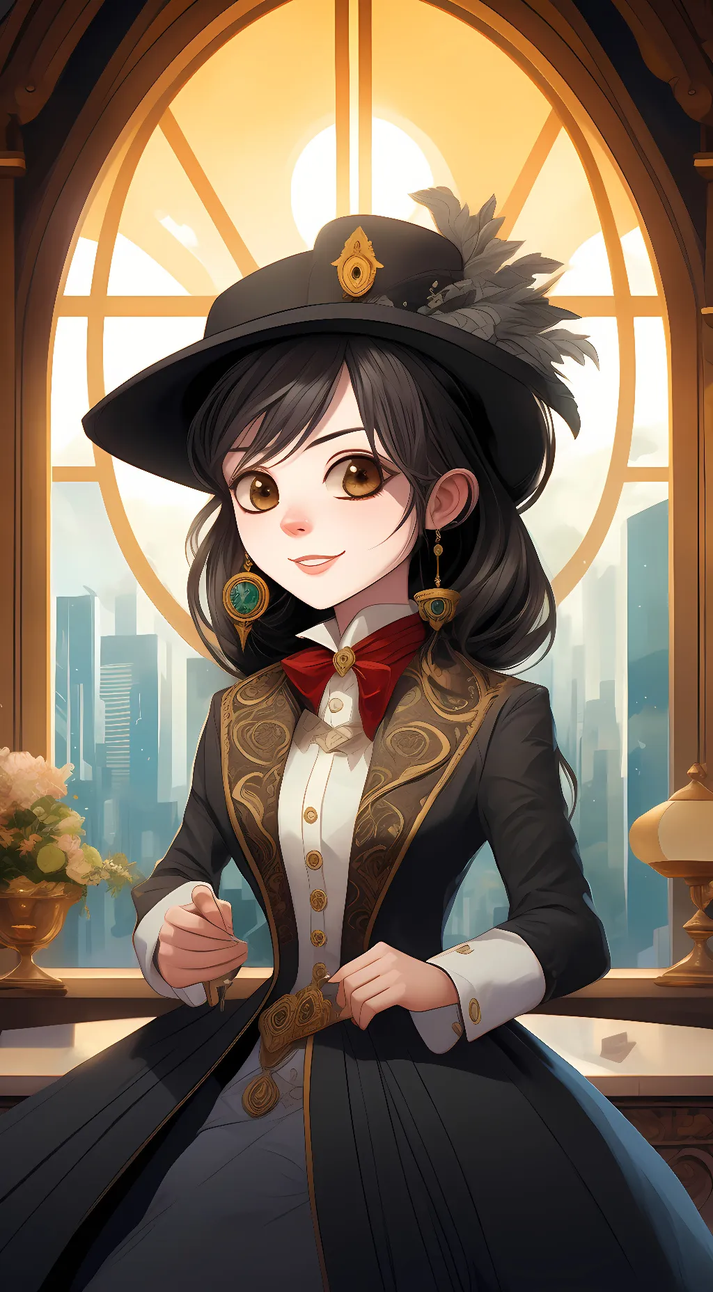 ai character: Note san  background