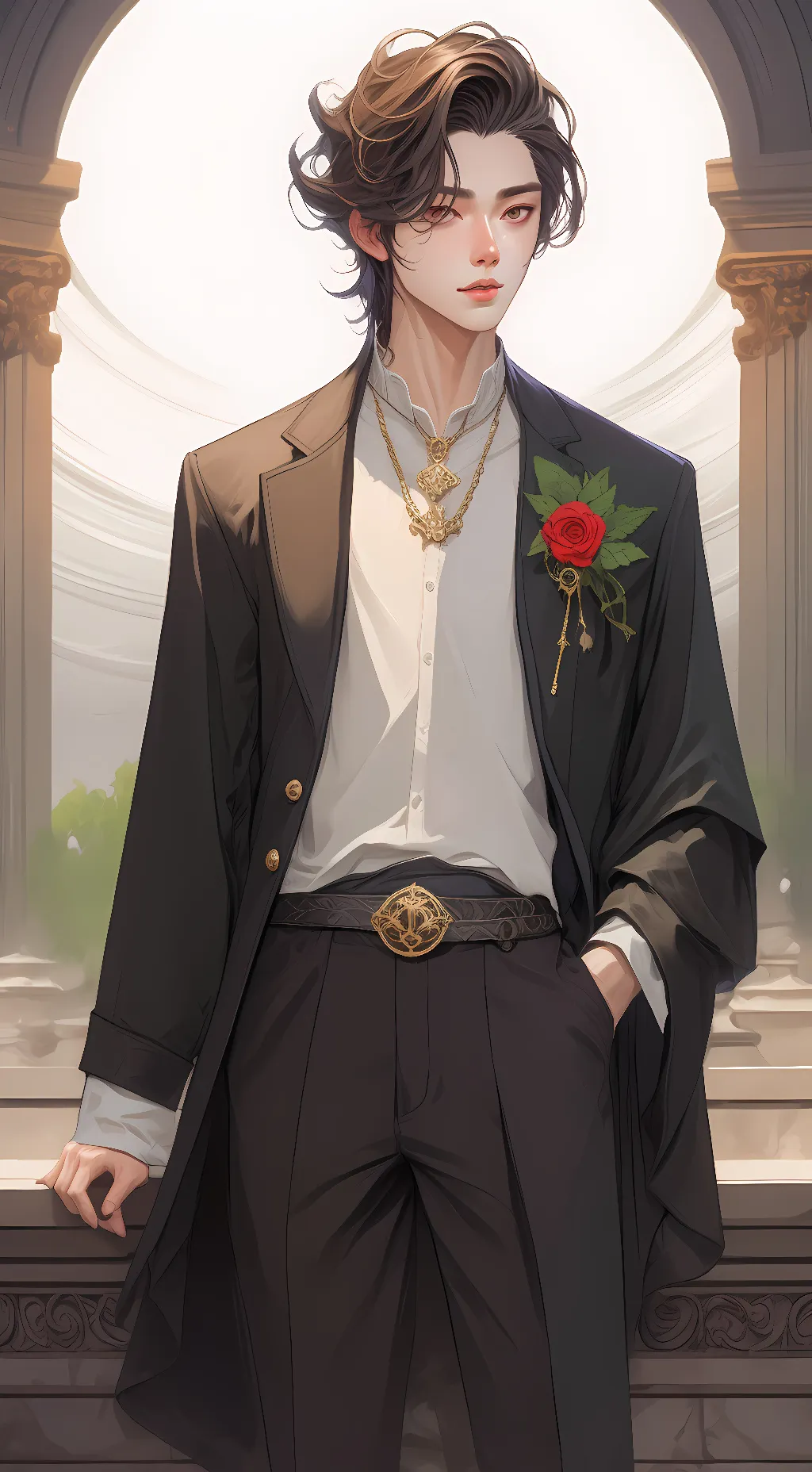 ai character: brothers  background