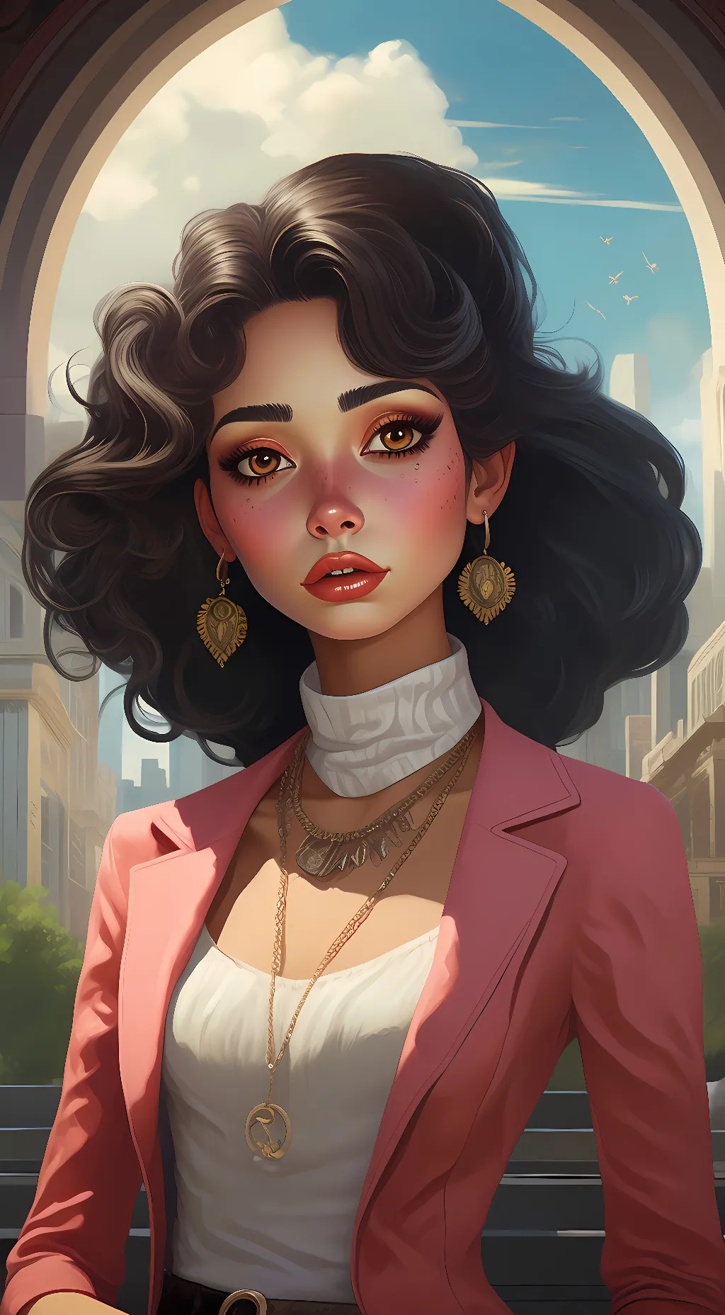 ai character: Kayla background