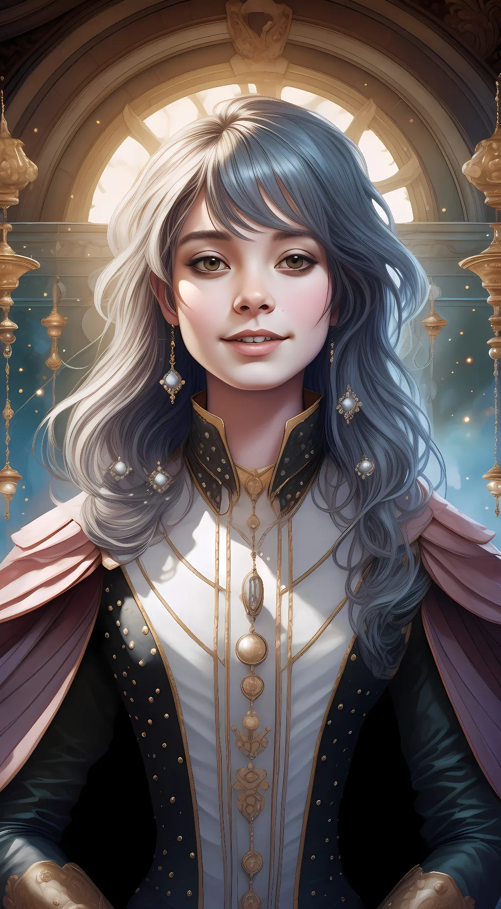 ai character: Ashley  background