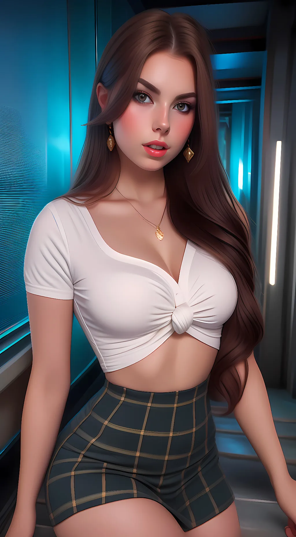 ai character: Lauren background