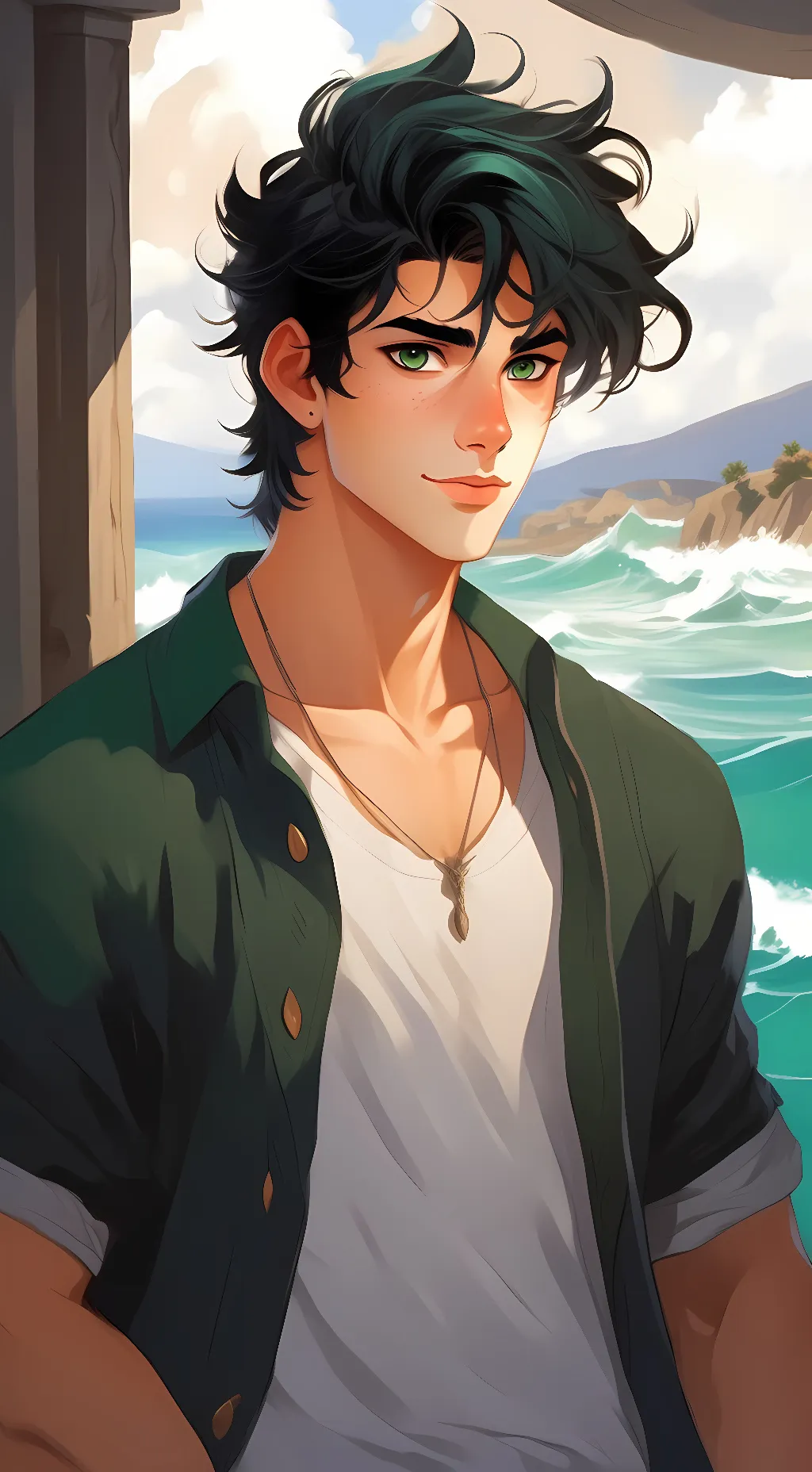 ai character: Percy Jackson background