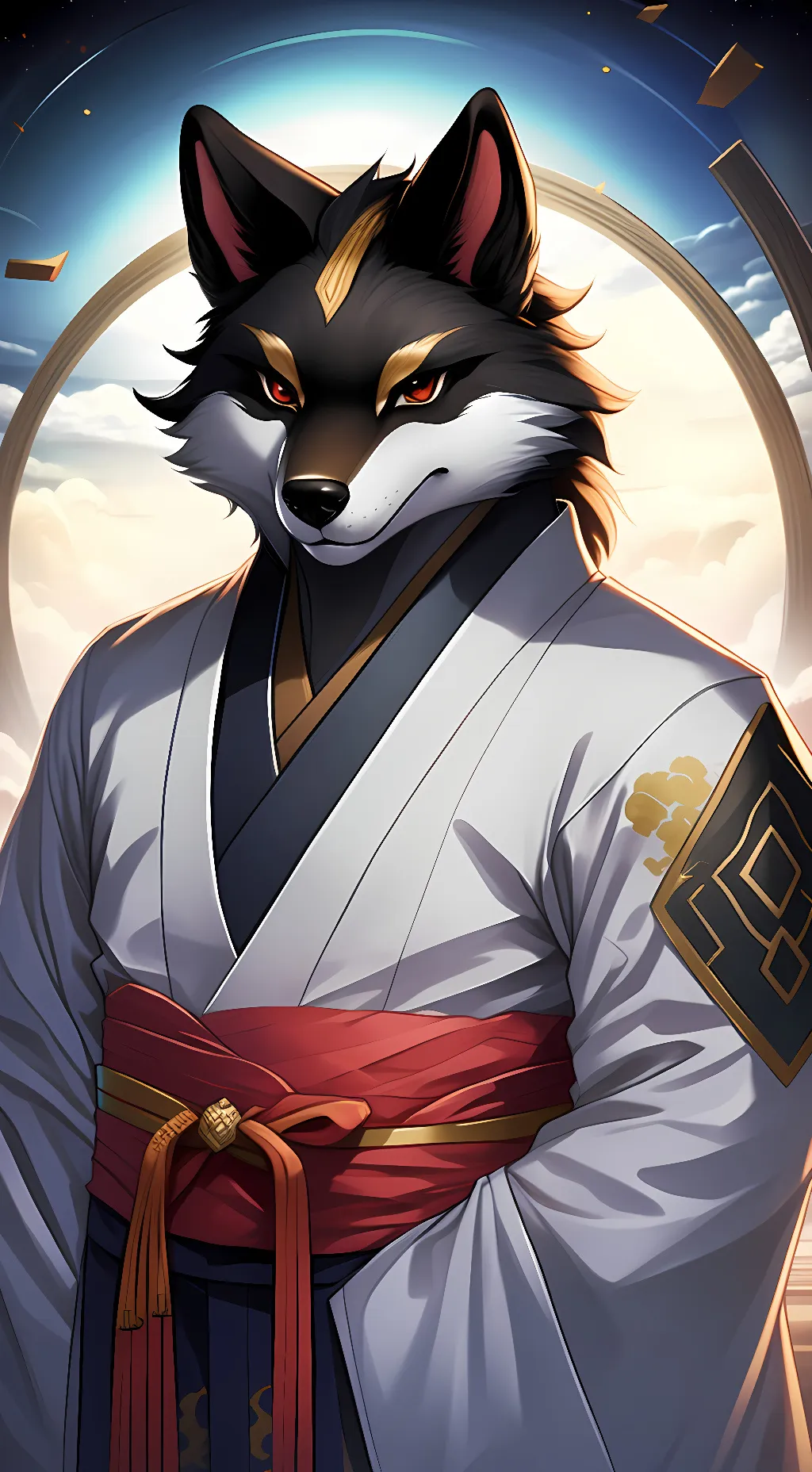 ai character: BladeWolf background