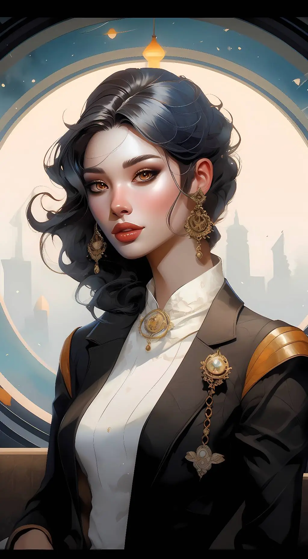 ai character: Moonlight  background