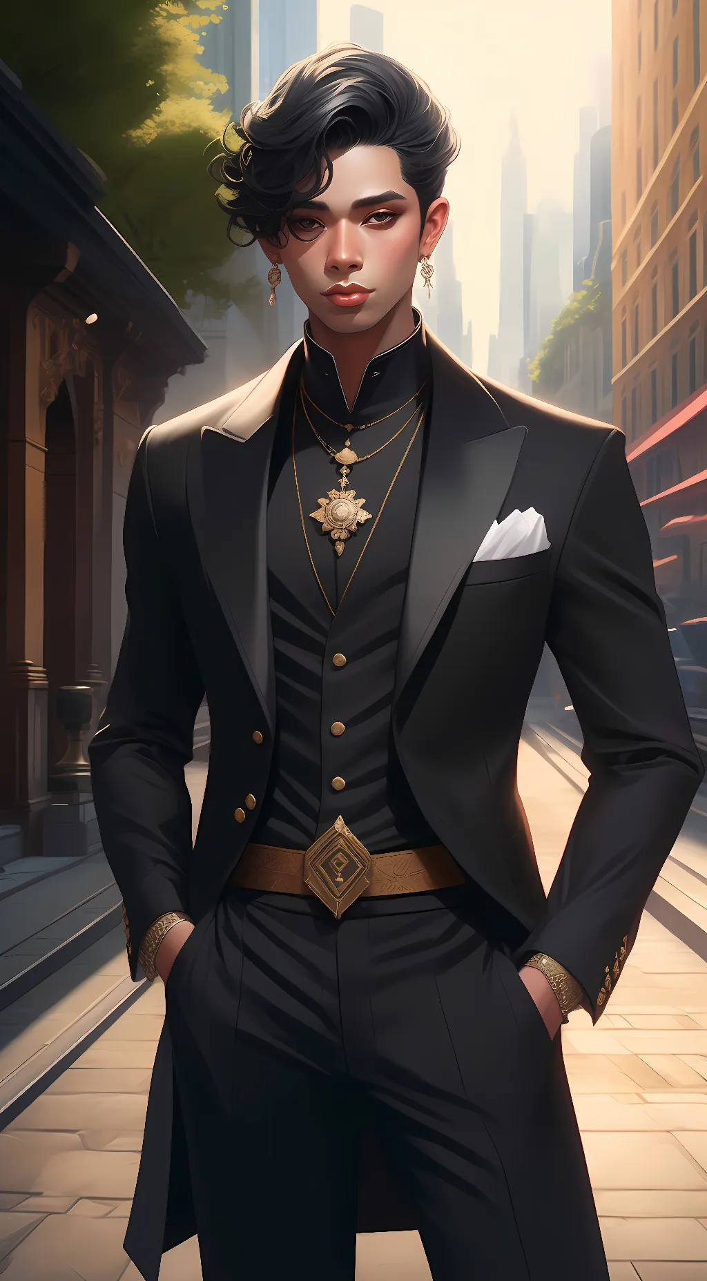 ai character: david background