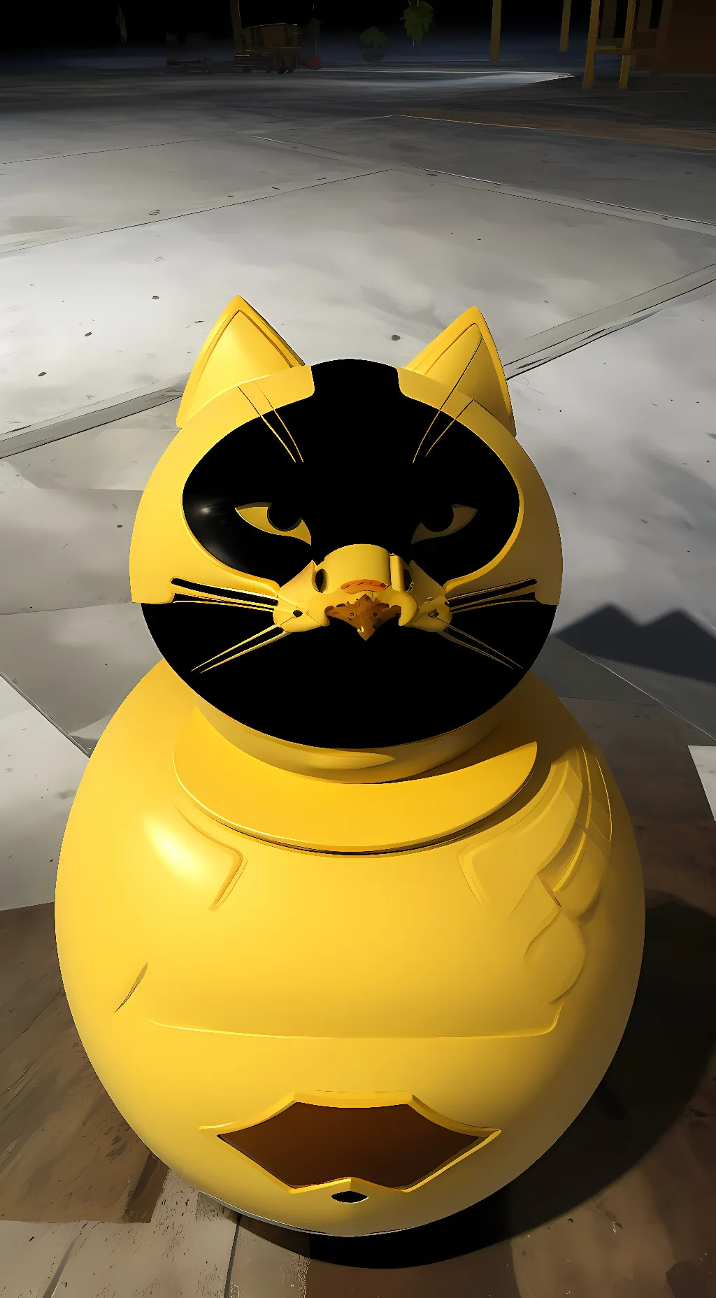 ai character: .Yellowly. background