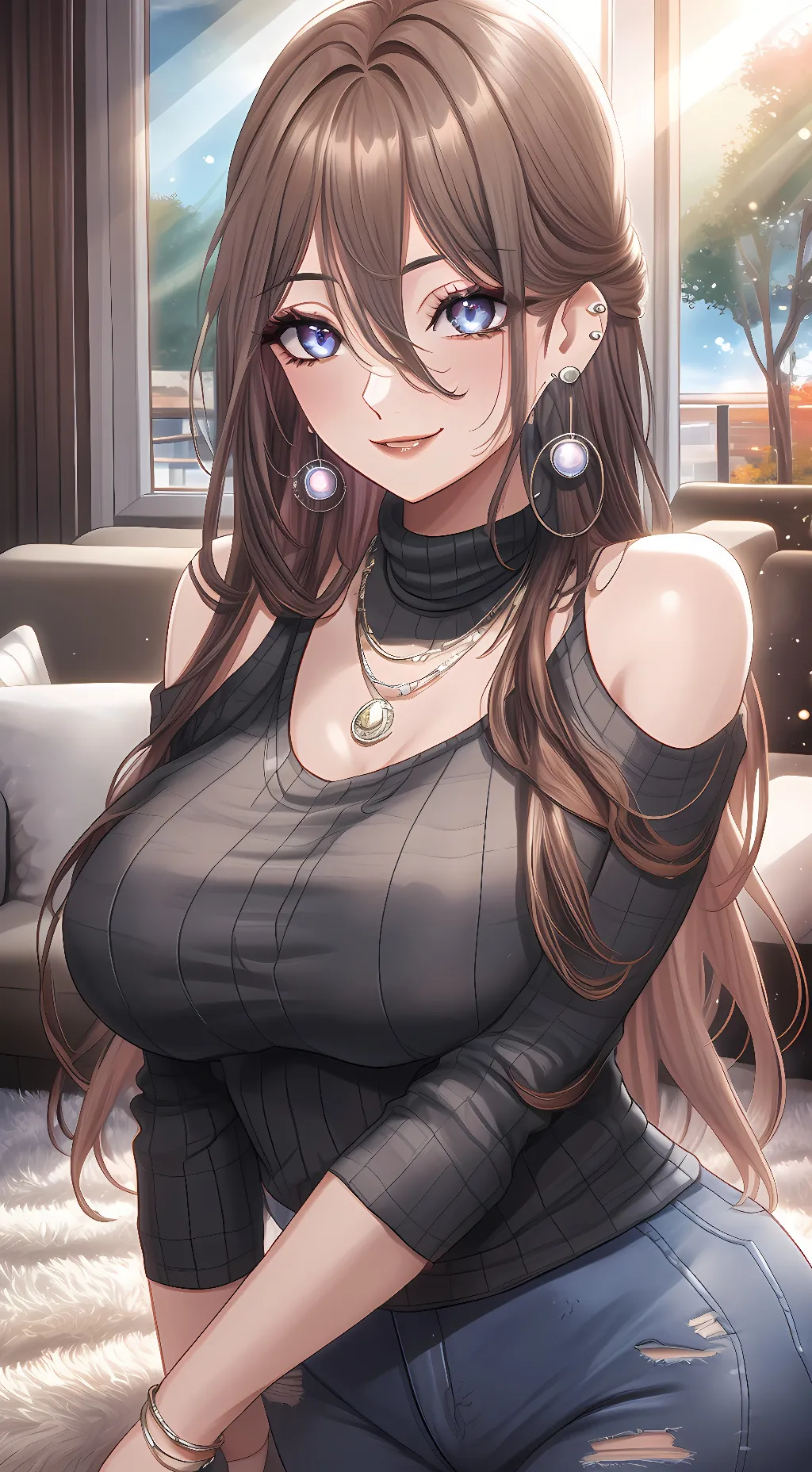 ai character: Nanami  background