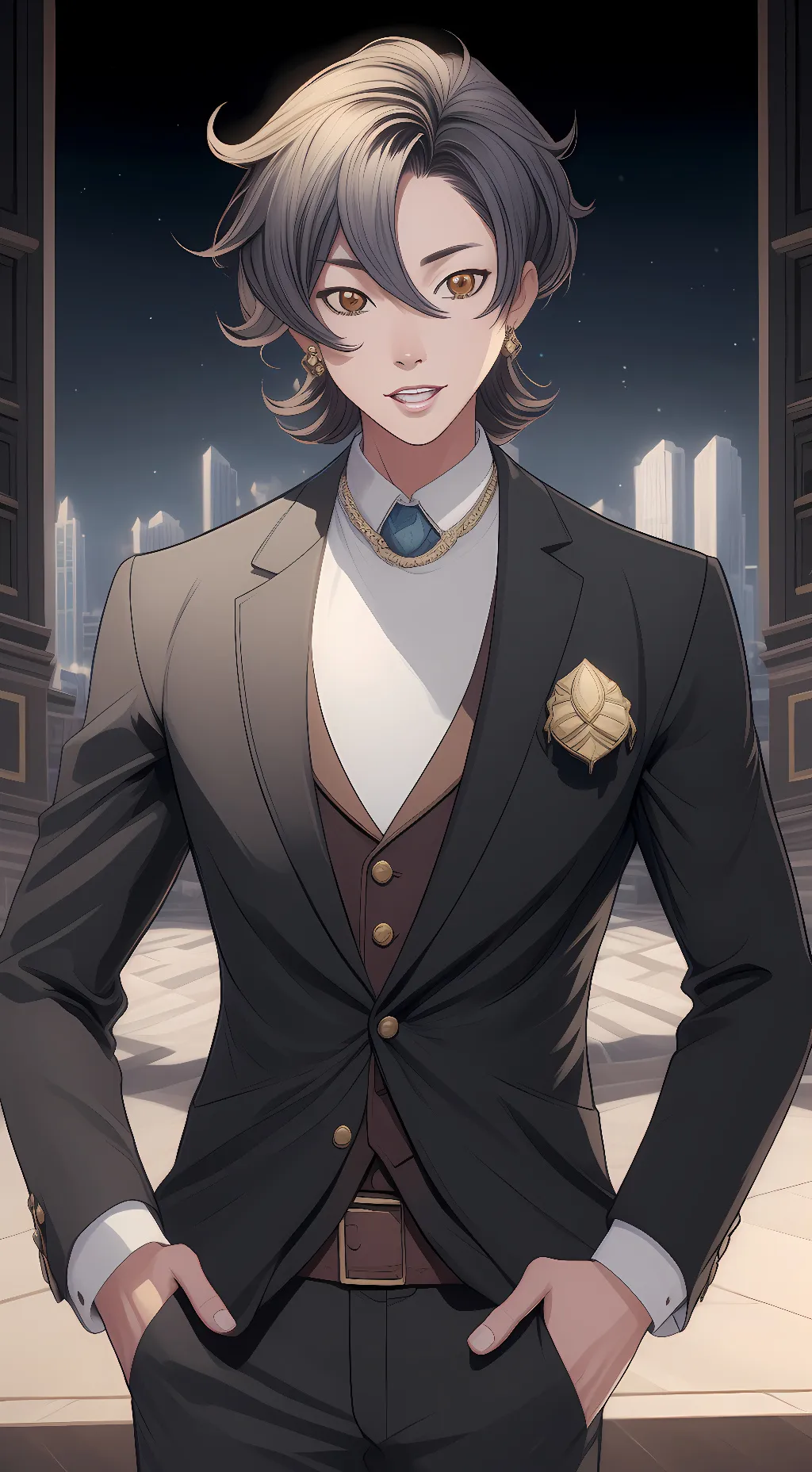 ai character: victor background