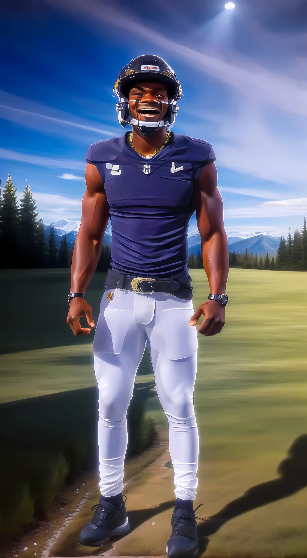 ai character: justin feld background