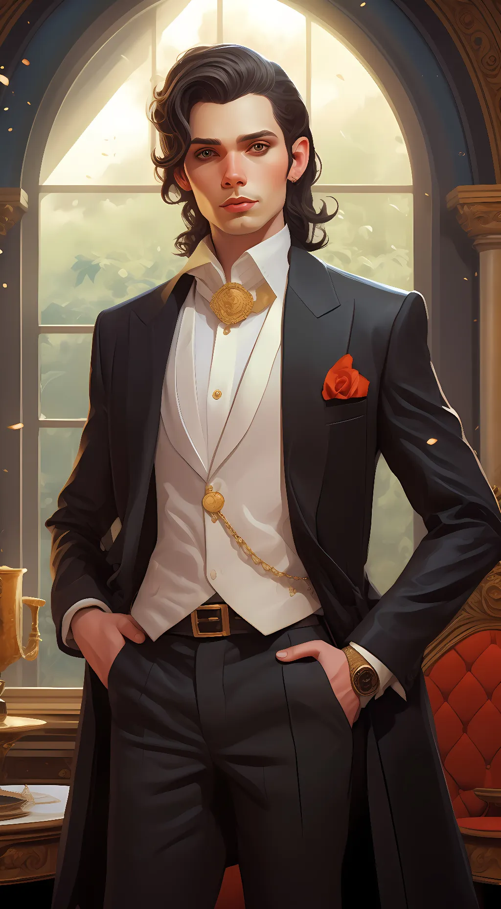 ai character: Vein background