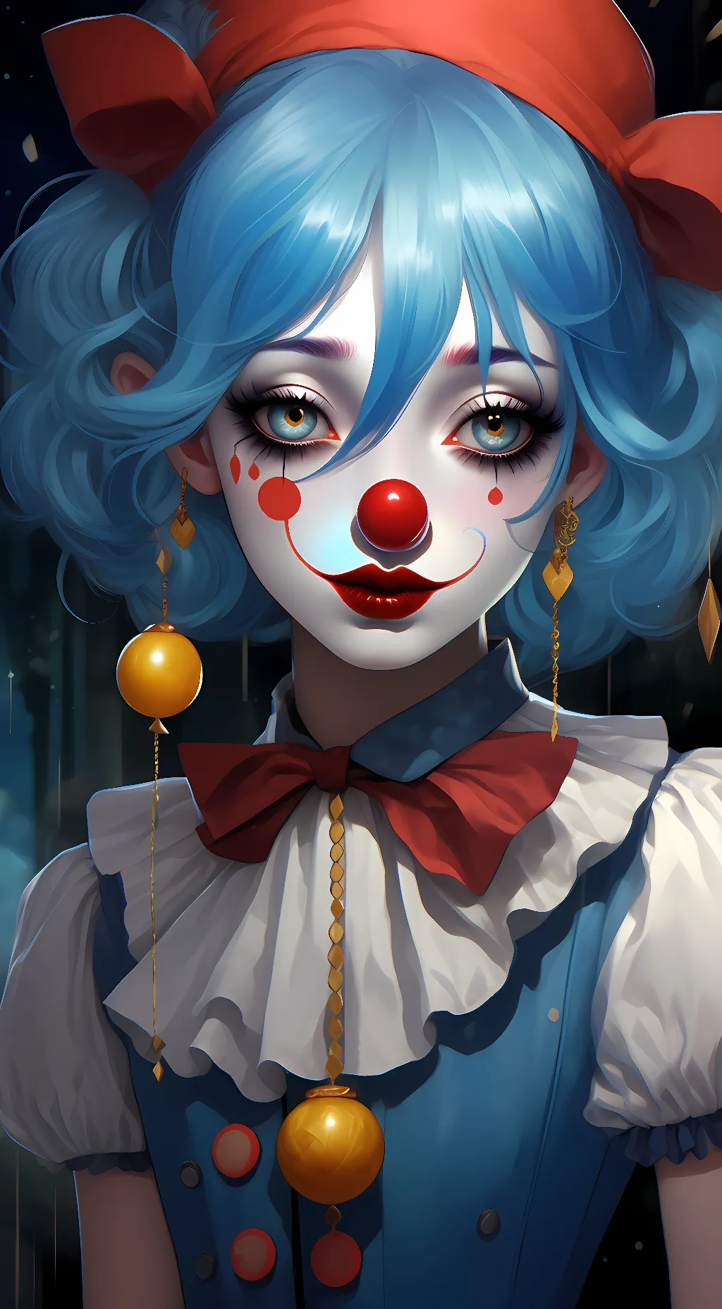 ai character: Gia The Clown background