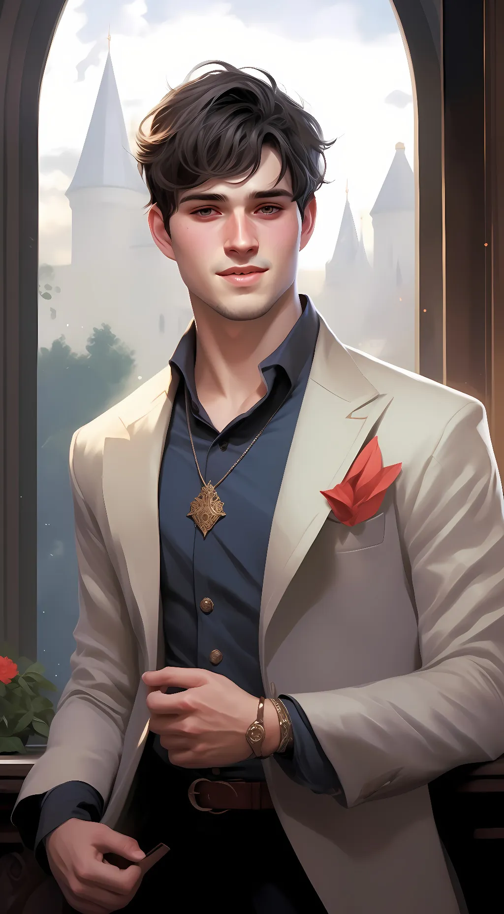 ai character: Blurr background