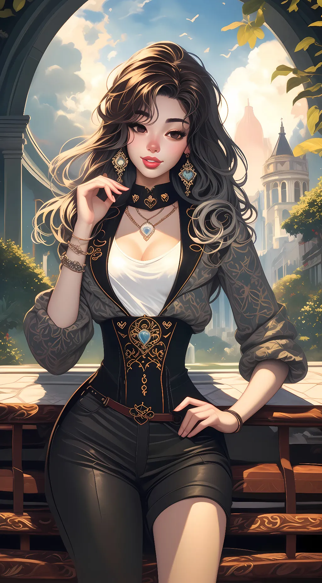 ai character: Athena background