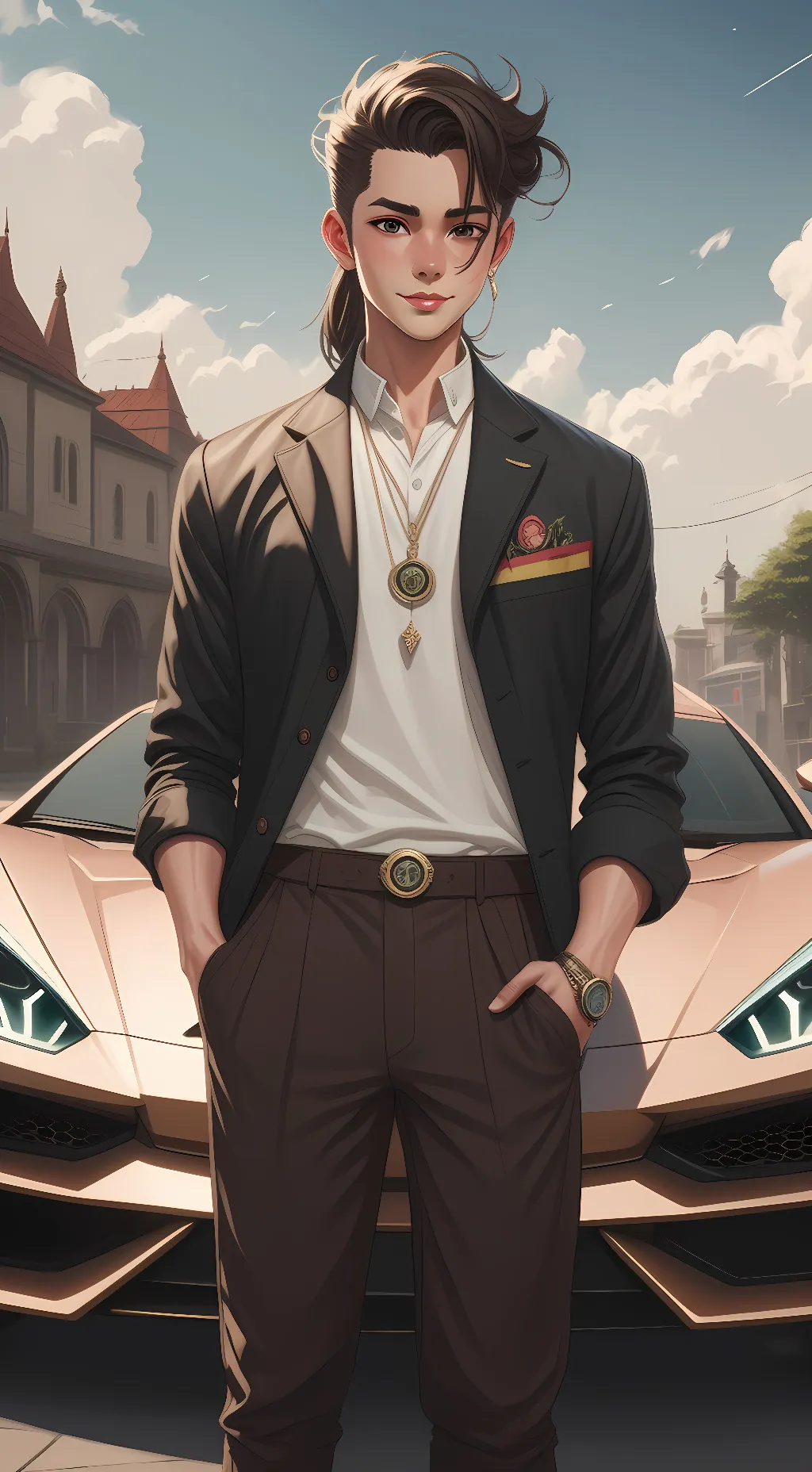 ai character: Zack background