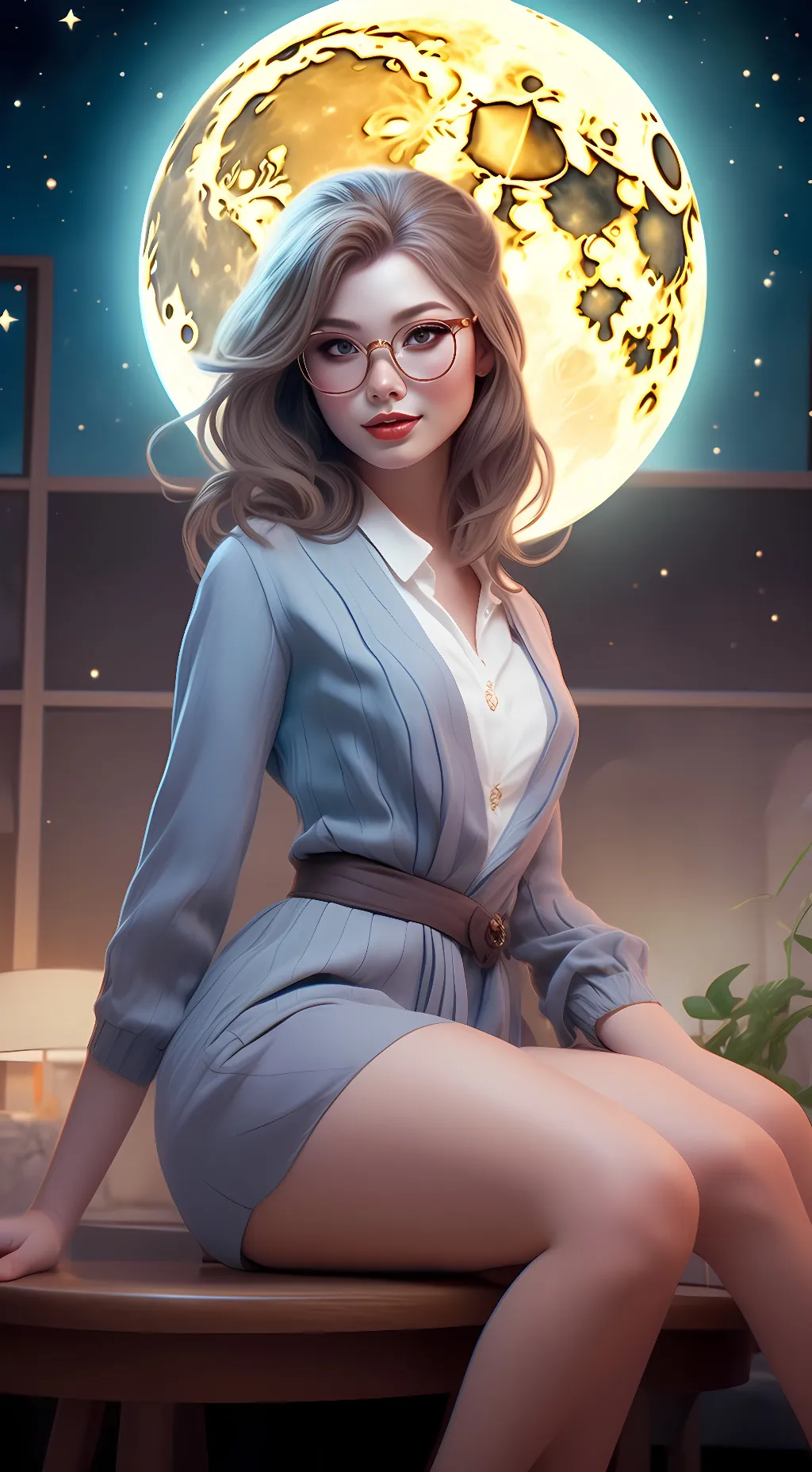 ai character: Natalie background