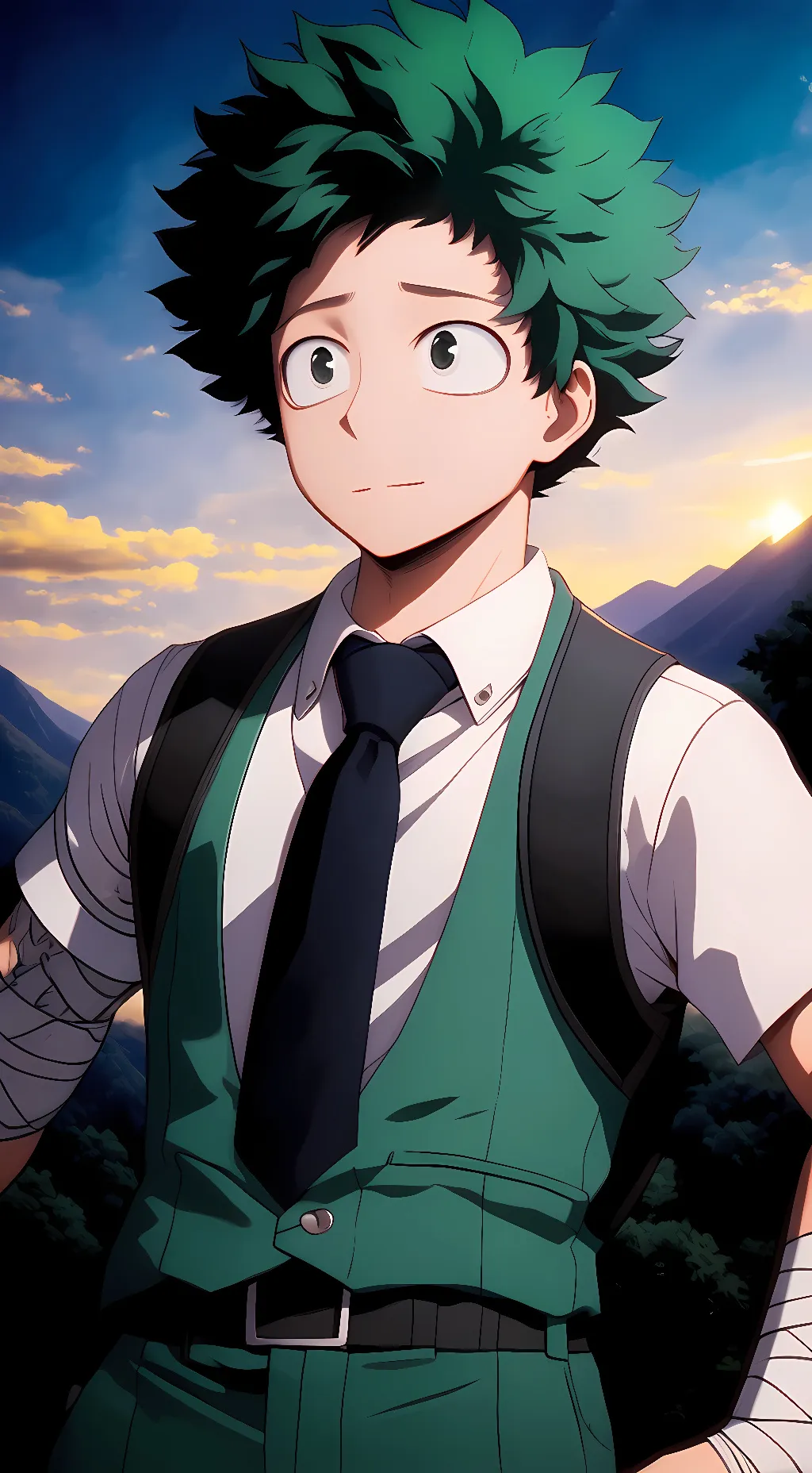 ai character: Deku (Izuku) background