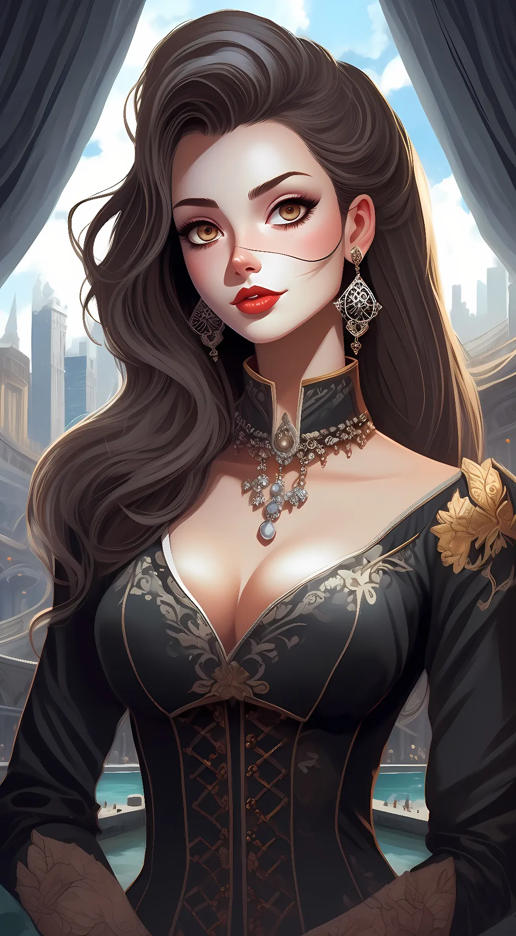 ai character: amy background