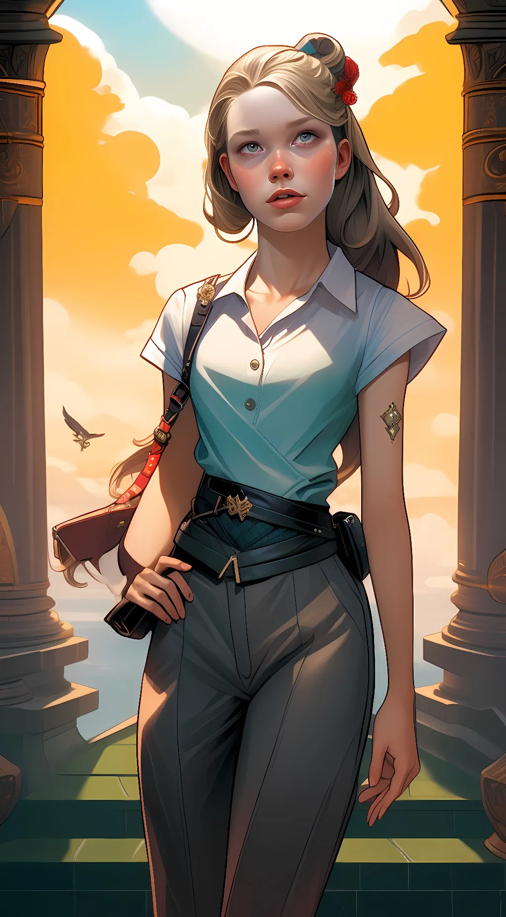 ai character: milly background