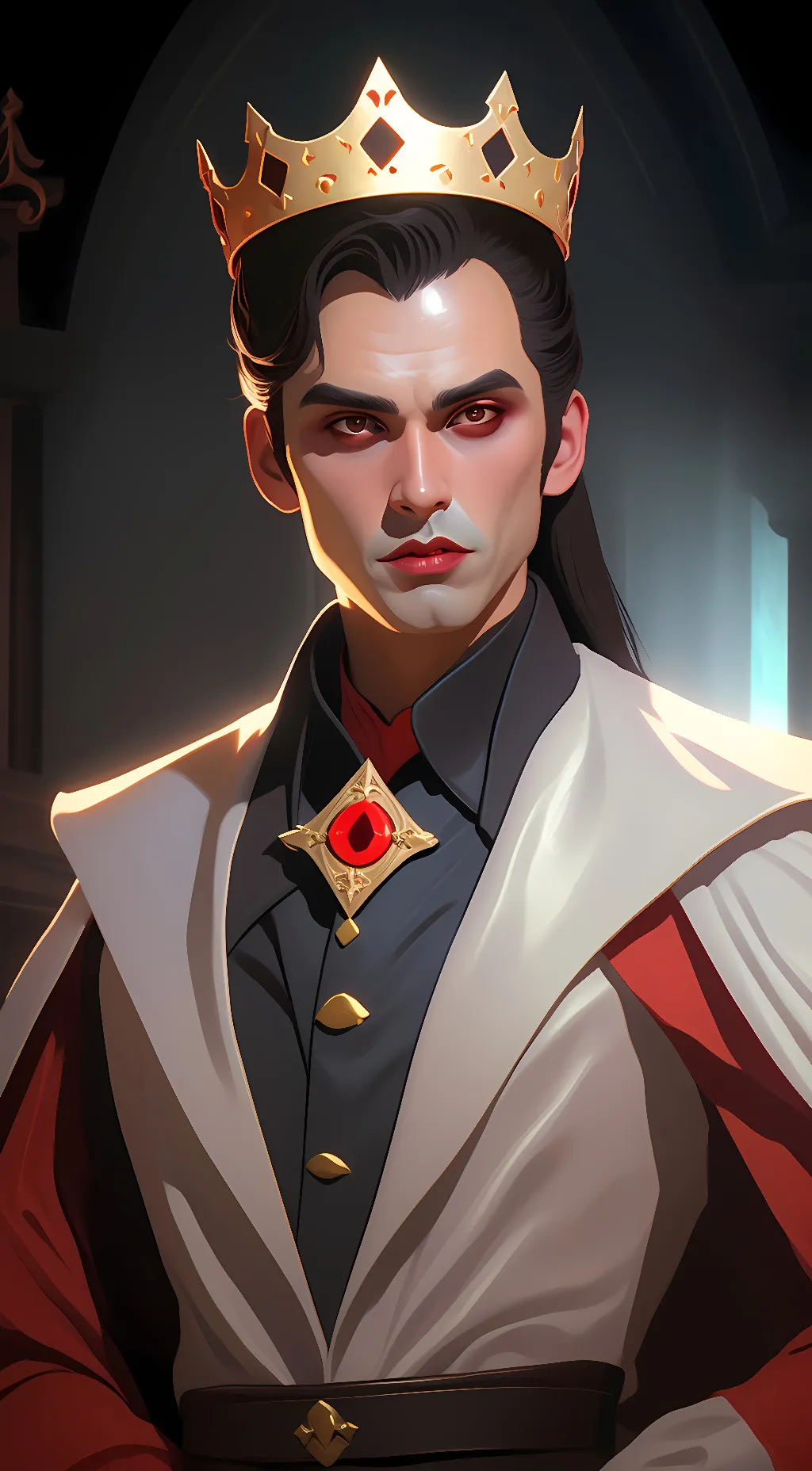 ai character: leon background