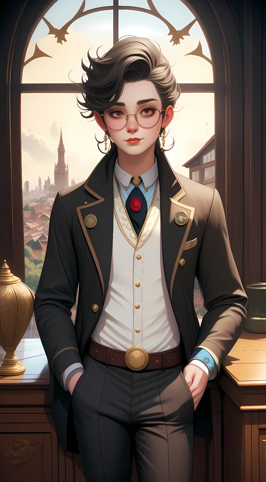 ai character: like to say things background